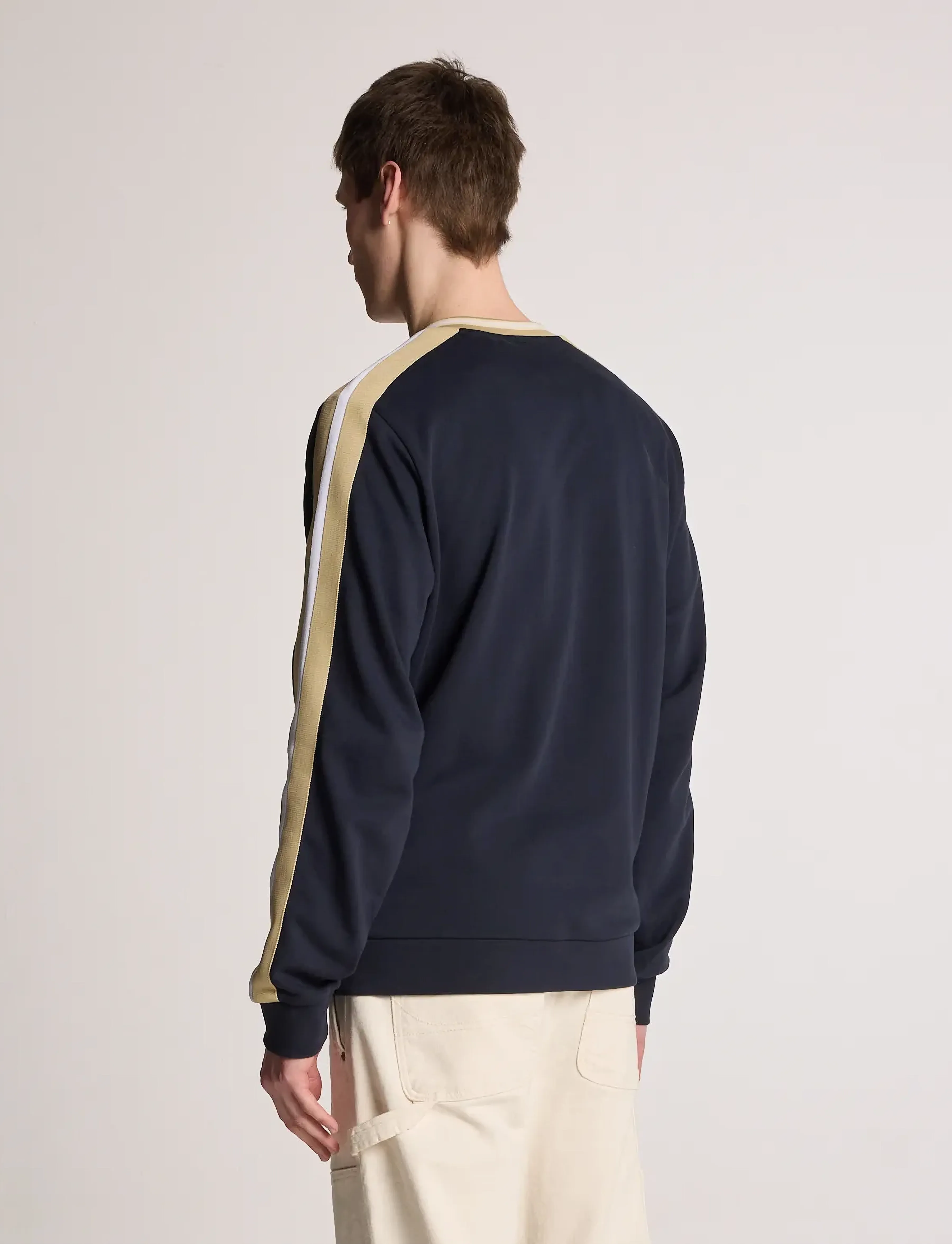 Lyle & Scott - Contrast Taped Sweatshirt - feriefavoritter - z271 dark navy - 5