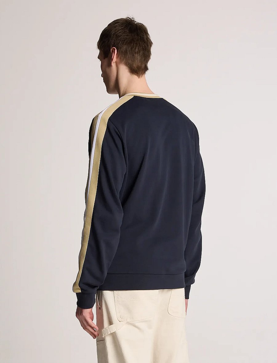 Lyle & Scott - Contrast Taped Sweatshirt - sweatshirts - z271 dark navy - 5