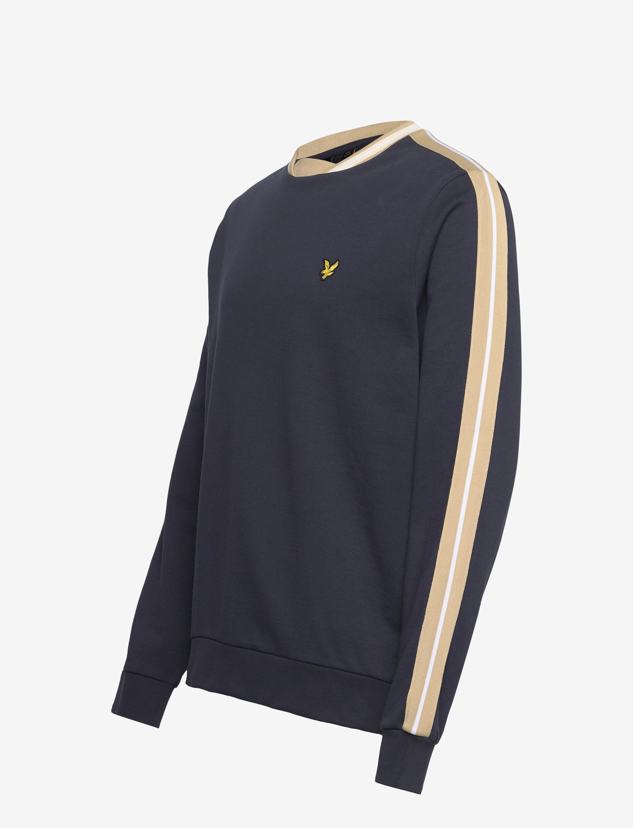 Lyle & Scott - Contrast Taped Sweatshirt - džemperiai - z271 dark navy - 3