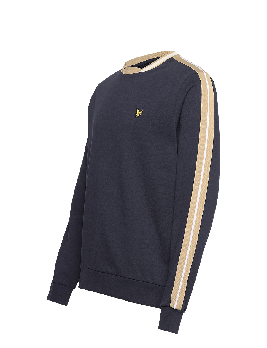 Lyle & Scott - Contrast Taped Sweatshirt - sweatshirts - z271 dark navy - 3