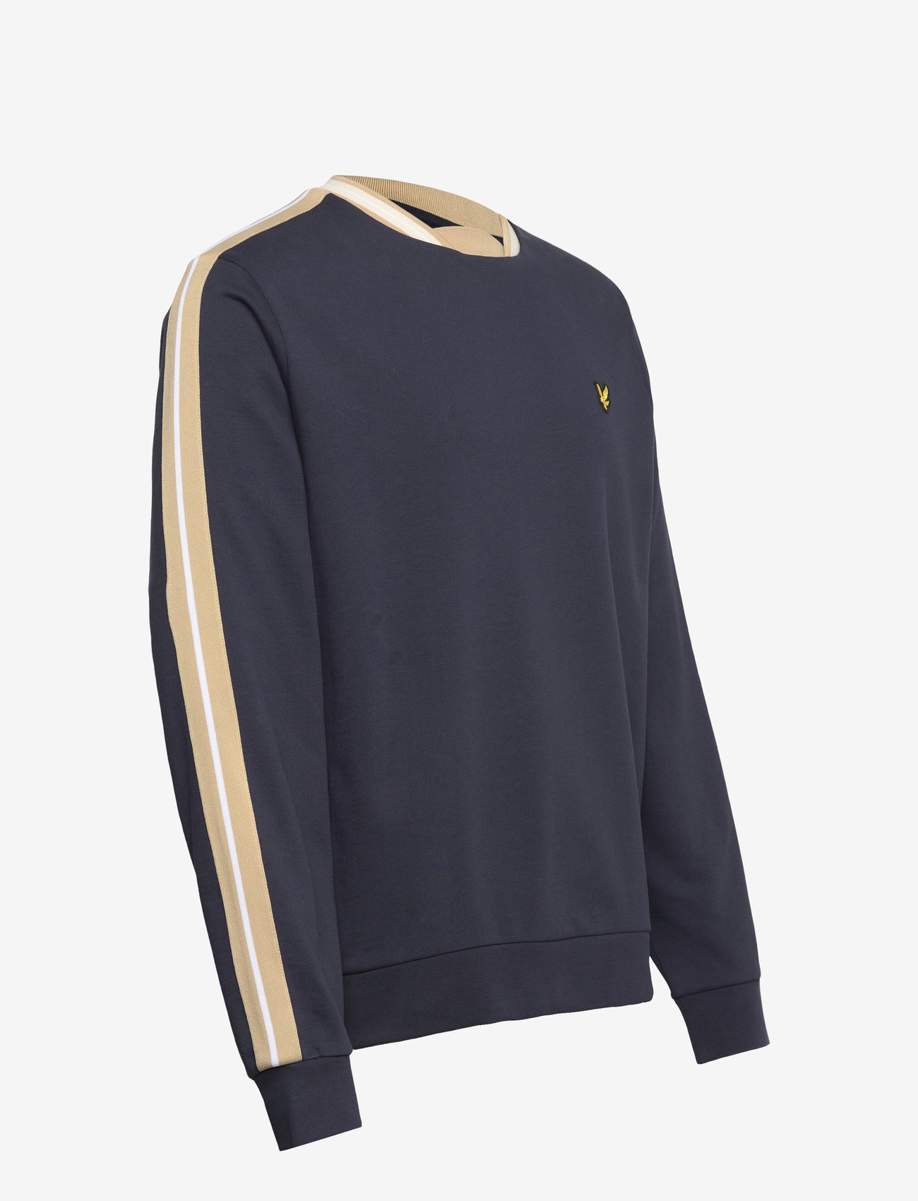 Lyle & Scott - Contrast Taped Sweatshirt - džemperiai - z271 dark navy - 4