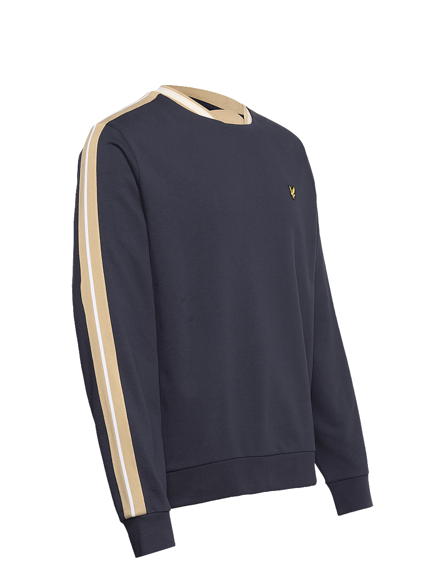 Lyle & Scott - Contrast Taped Sweatshirt - sweatshirts - z271 dark navy - 4