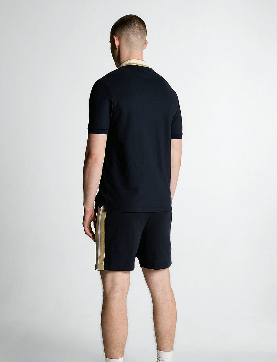 Lyle & Scott - Contrast Taped Sweatshorts - sweatshorts - z271 dark navy - 5