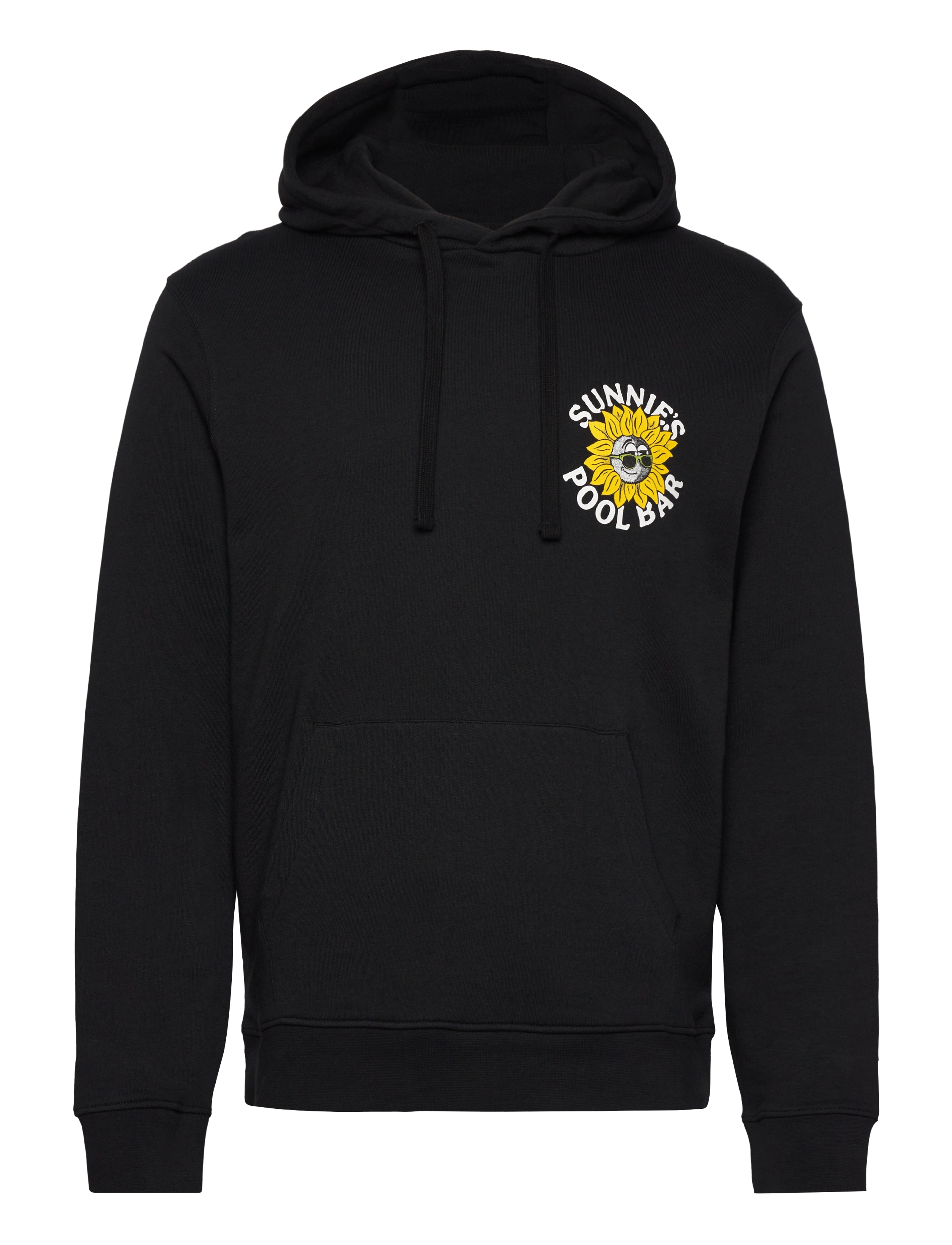 Lyle & Scott Sunnies Pool Bar Graphic Pullover Hoodie - Sweatshirts & hættetrøjer - Z865 JET BLACK / black