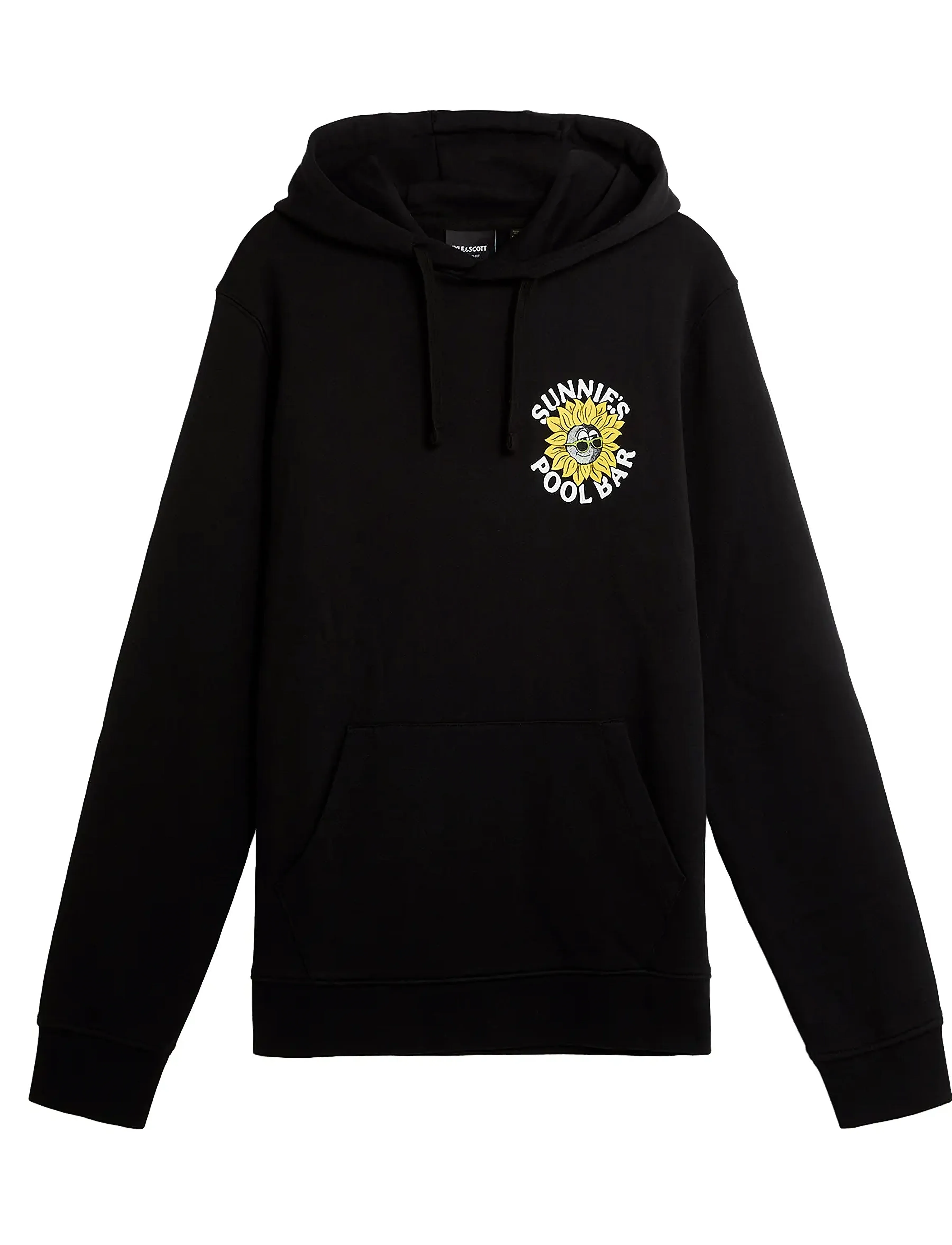 Lyle & Scott - Sunnies Pool Bar Graphic Pullover Hoodie - hoodies - z865 jet black - 5