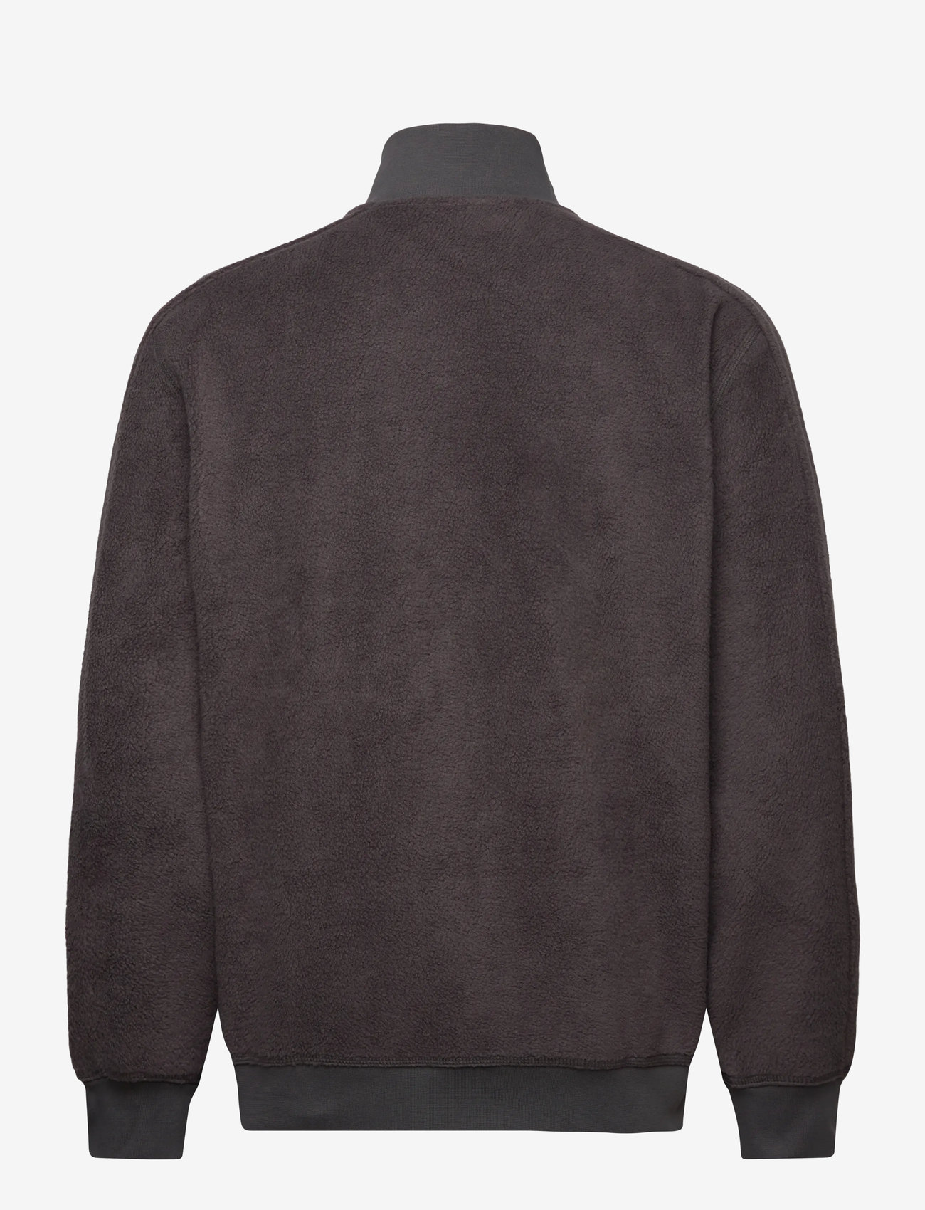 Lyle & Scott - Polar Fleece Track Jacket - teddytröjor - 398 charcoal marl - 2