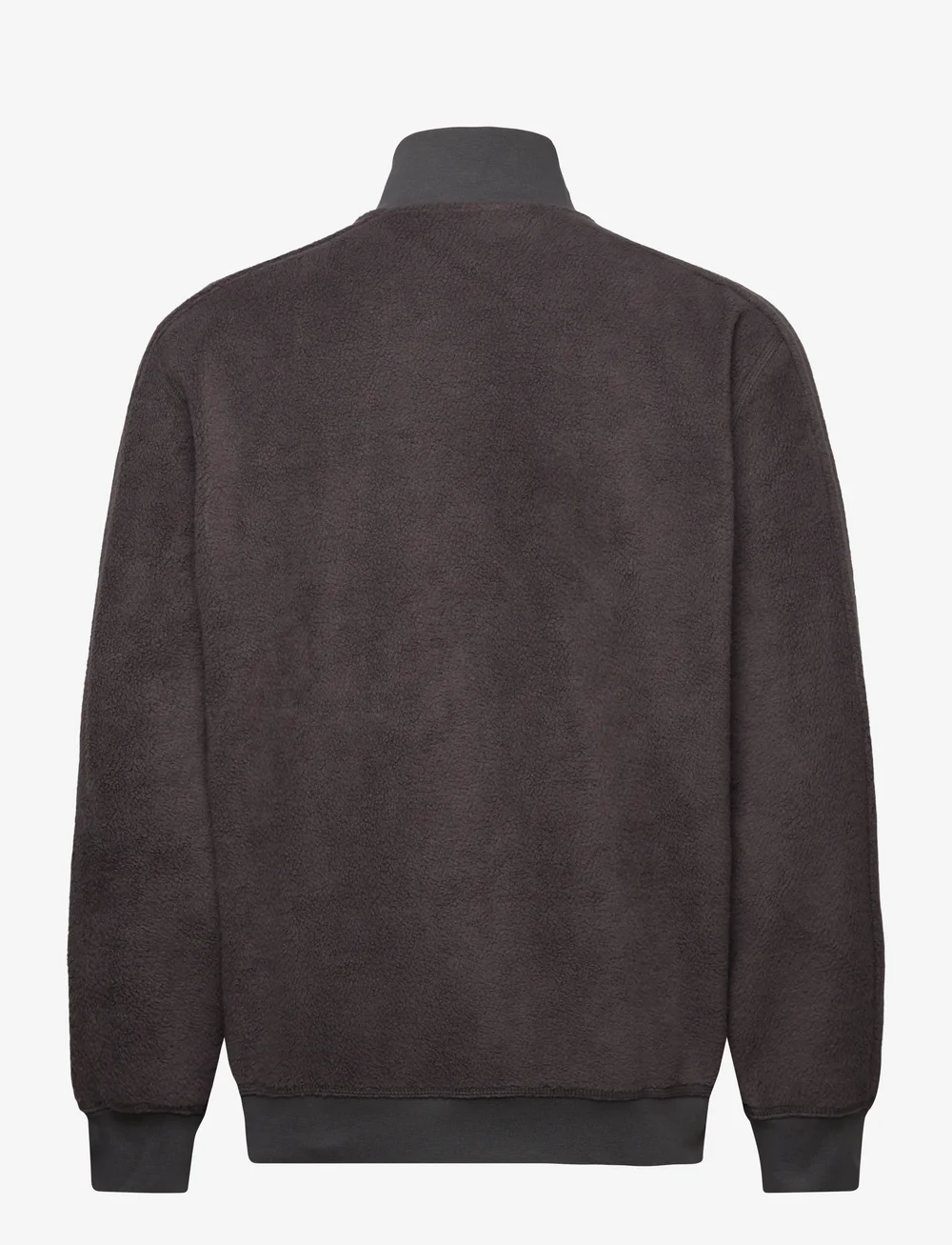 Lyle & Scott - Polar Fleece Track Jacket - teddy sweaters - 398 charcoal marl - 2