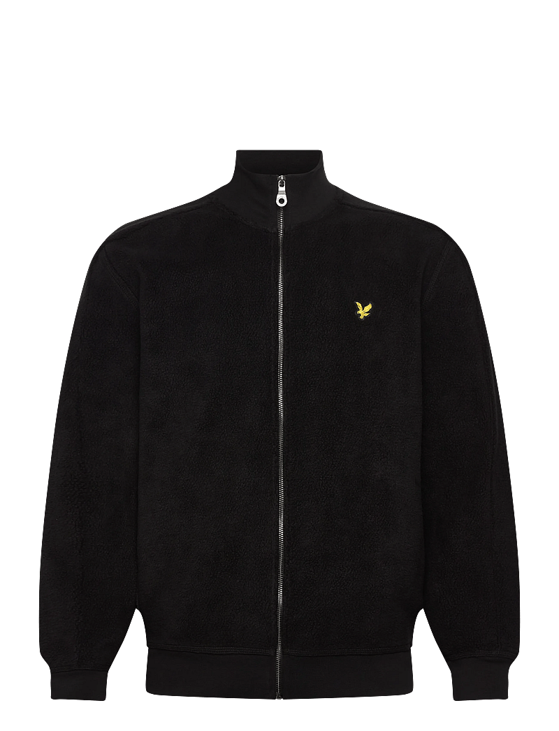 Lyle & Scott - Polar Fleece Track Jacket - fleecetrøjer - z865 jet black - 1