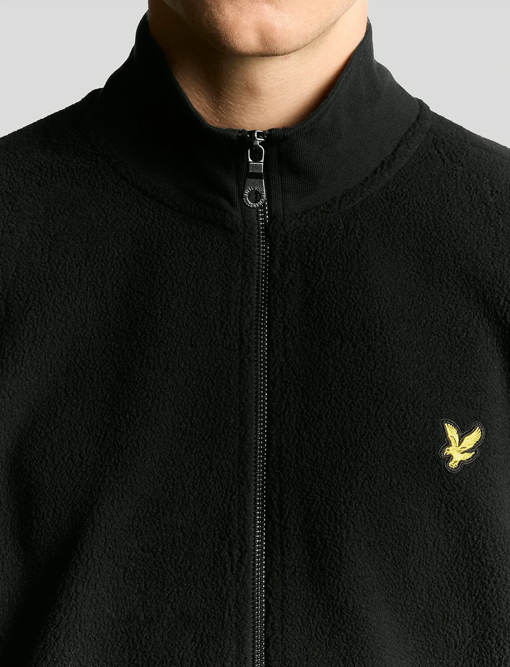 Lyle & Scott - Polar Fleece Track Jacket - fleece-pullover - z865 jet black - 5