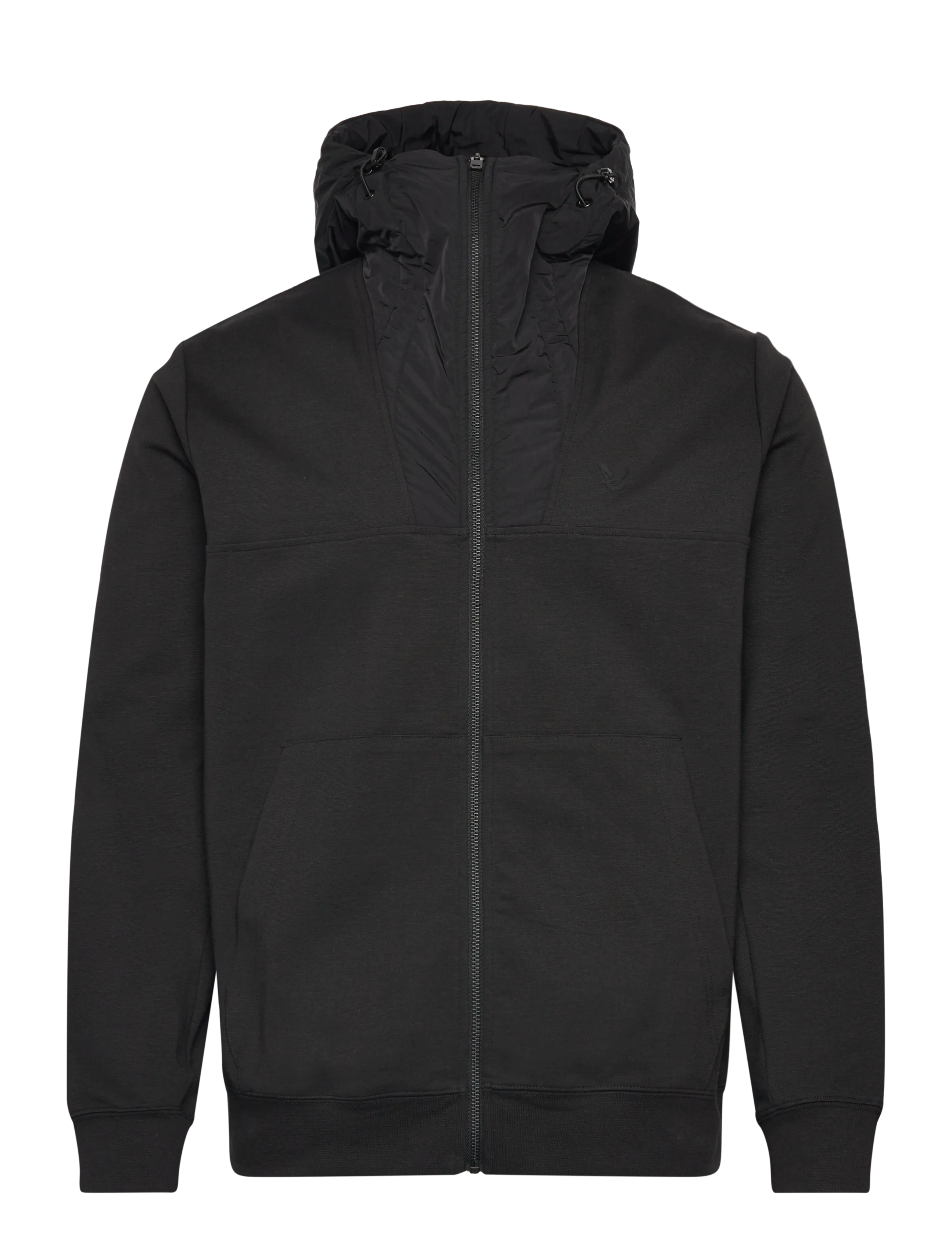 Lyle & Scott Panelled Hybrid Jacket - Kläder - X002 BLACK ICE / black