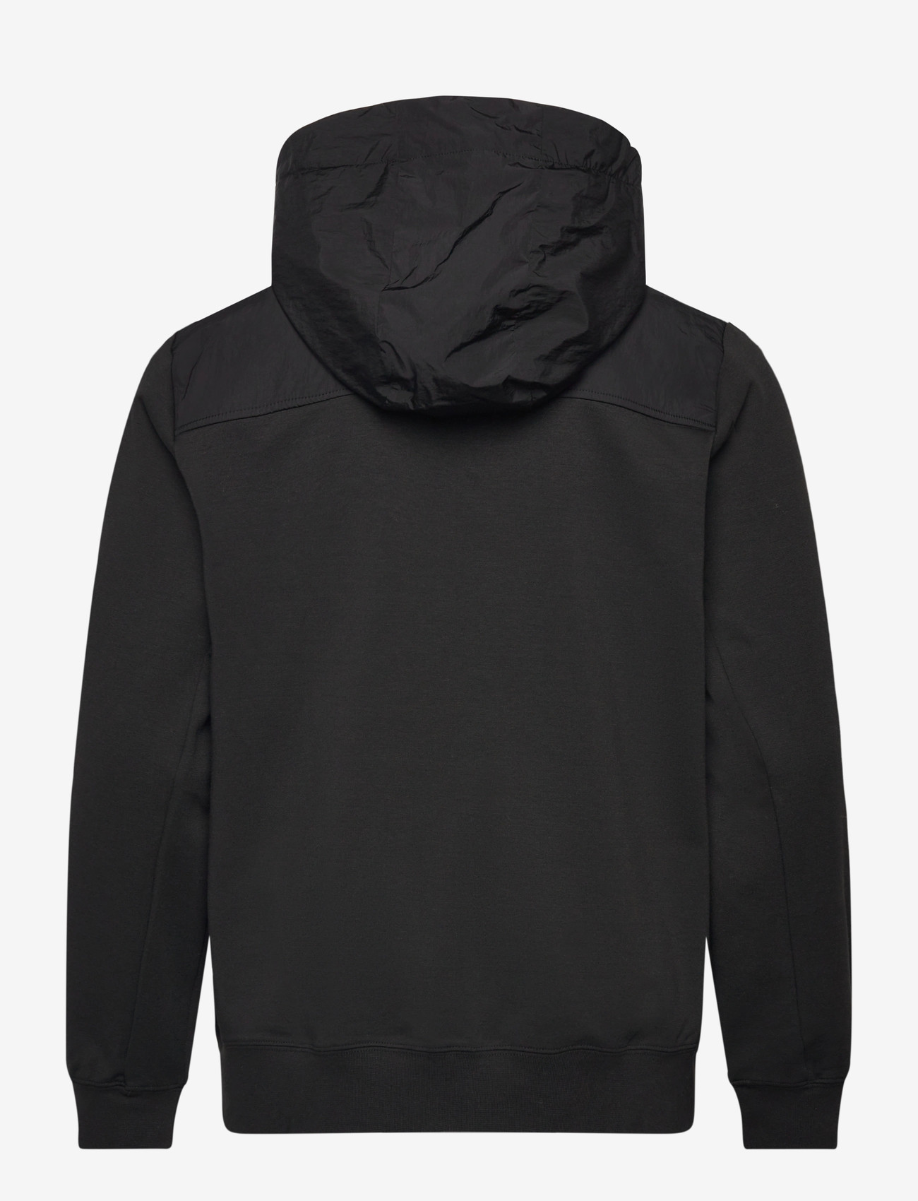 Lyle & Scott - Panelled Hybrid Jacket - hybridjackor - x002 black ice - 2