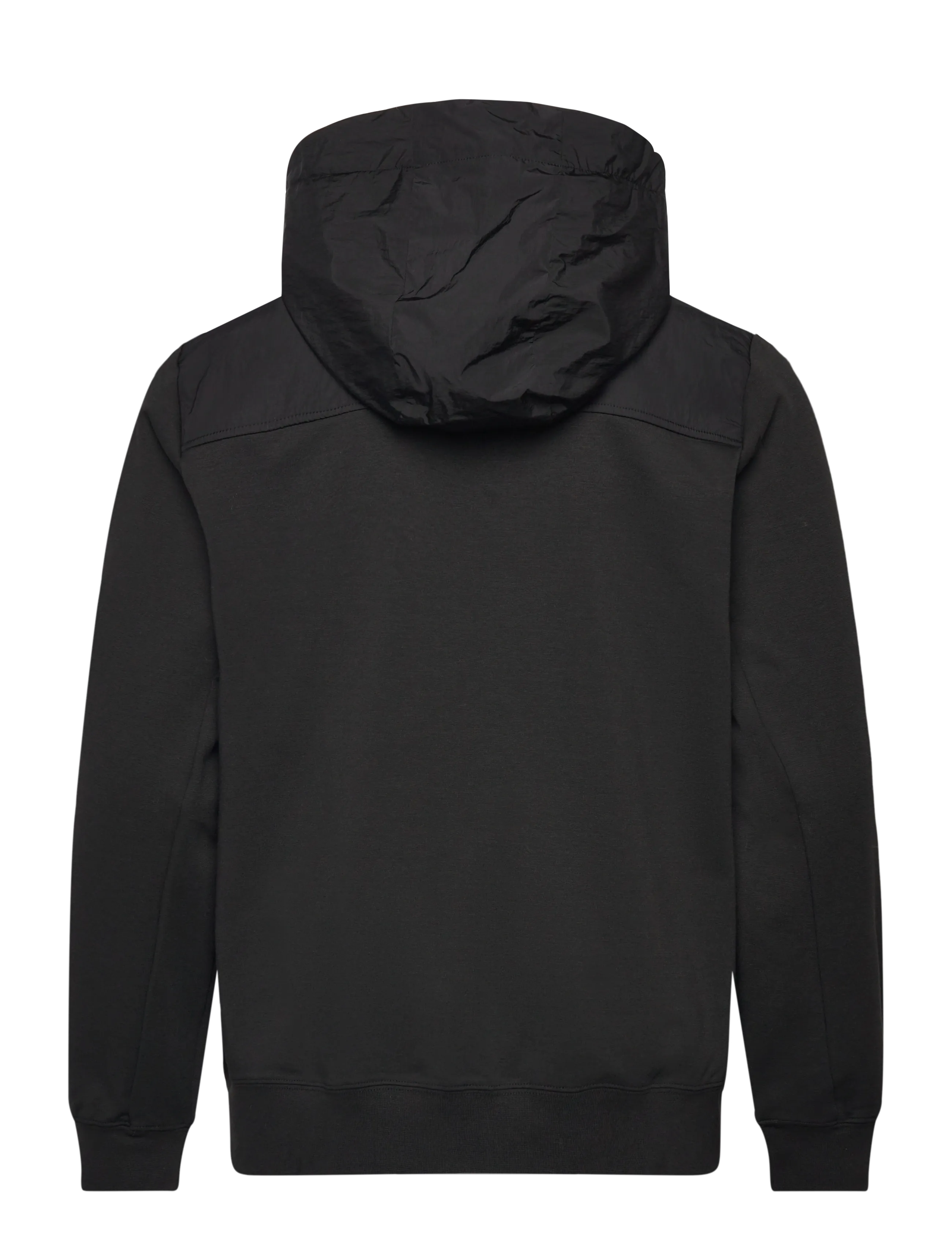 Lyle & Scott - Panelled Hybrid Jacket - kurtki - x002 black ice - 2