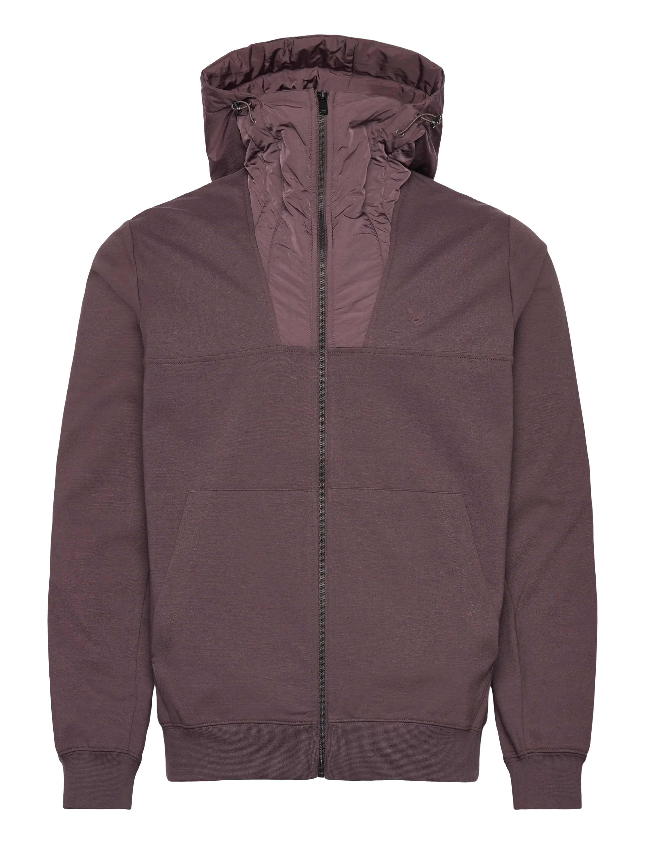 Lyle & Scott Panelled Hybrid Jacket - Joped - X863 ESPRESSO / brown