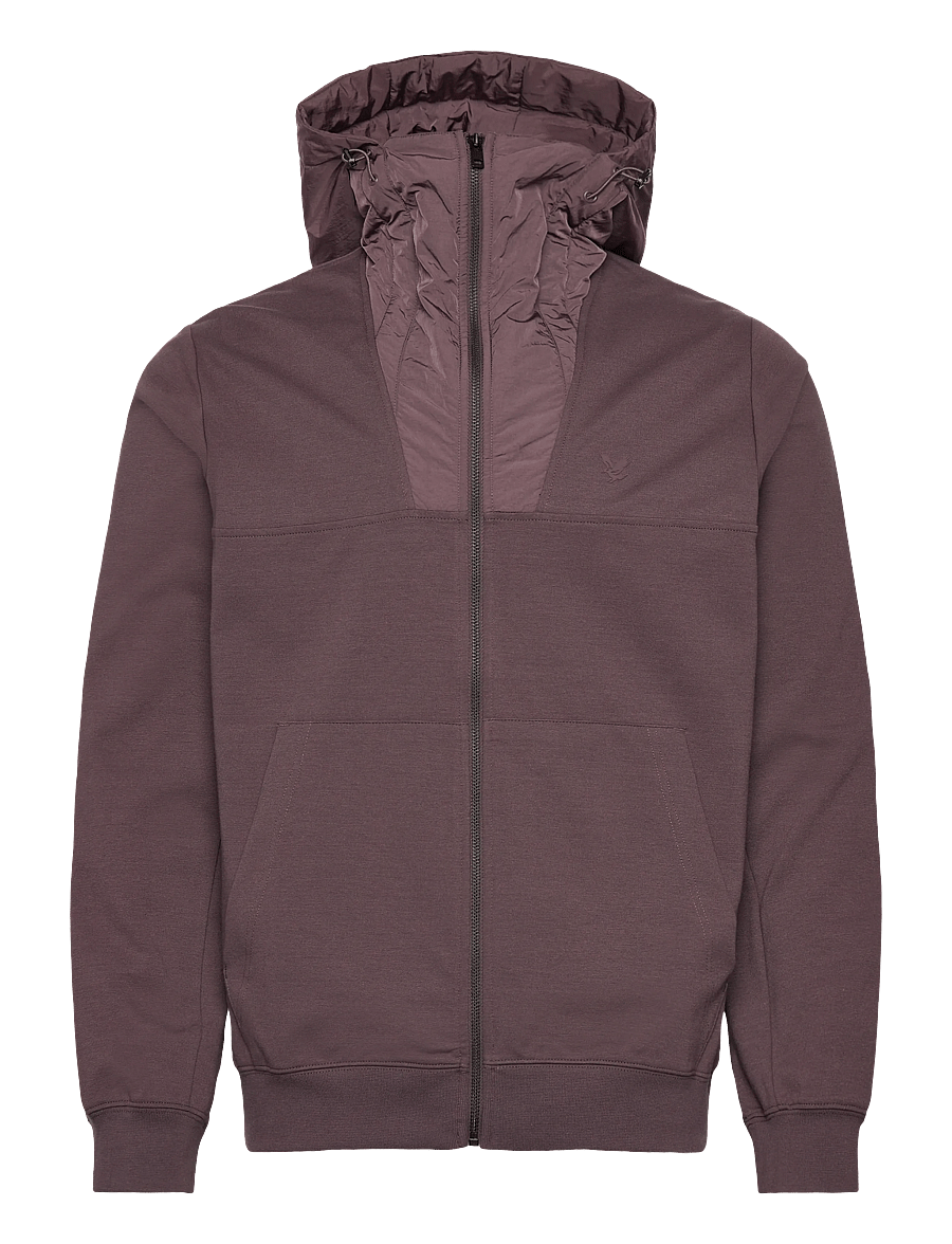 Lyle & Scott - Panelled Hybrid Jacket - hybrid-jacken - x863 espresso - 1