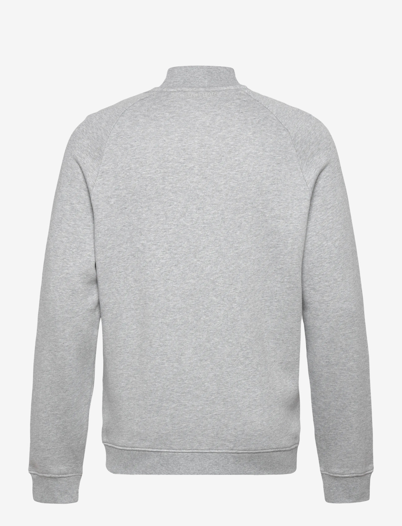 Lyle & Scott - Half Raglan Jersey Bomber - sweatshirts - d24 light grey marl - 2