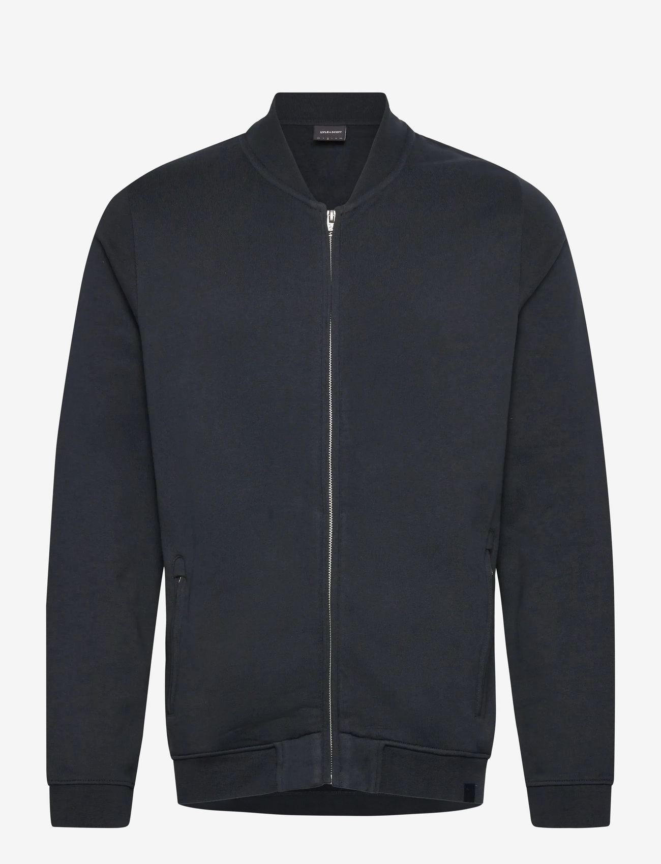 Lyle & Scott - Half Raglan Jersey Bomber - dressipluusid - z271 dark navy - 0