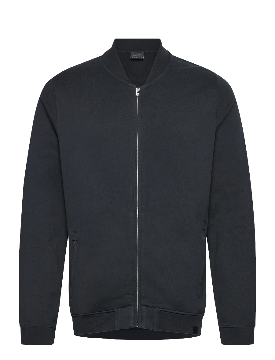 Lyle & Scott - Half Raglan Jersey Bomber - dressipluusid - z271 dark navy - 1