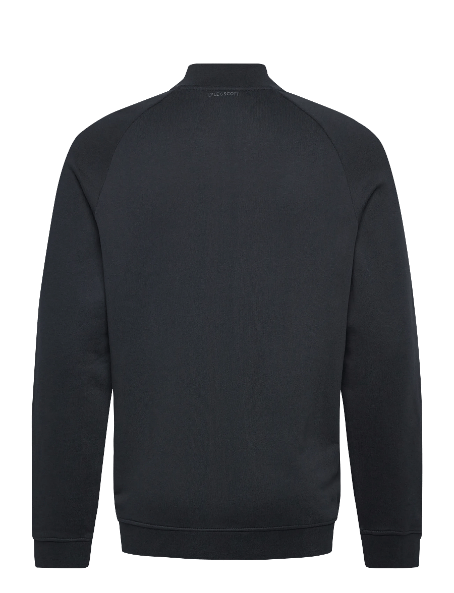 Lyle & Scott - Half Raglan Jersey Bomber - dressipluusid - z271 dark navy - 2