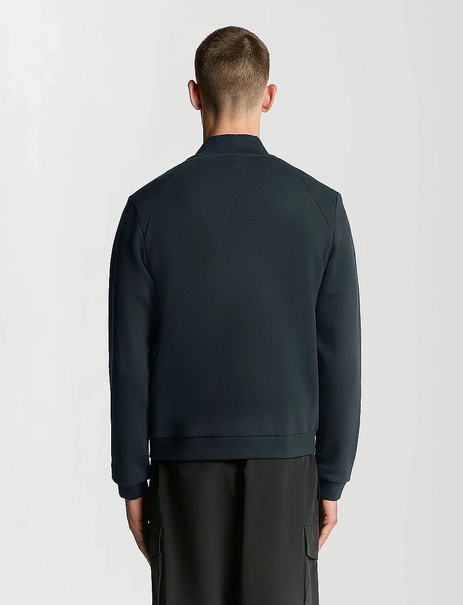 Lyle & Scott - Half Raglan Jersey Bomber - dressipluusid - z271 dark navy - 3