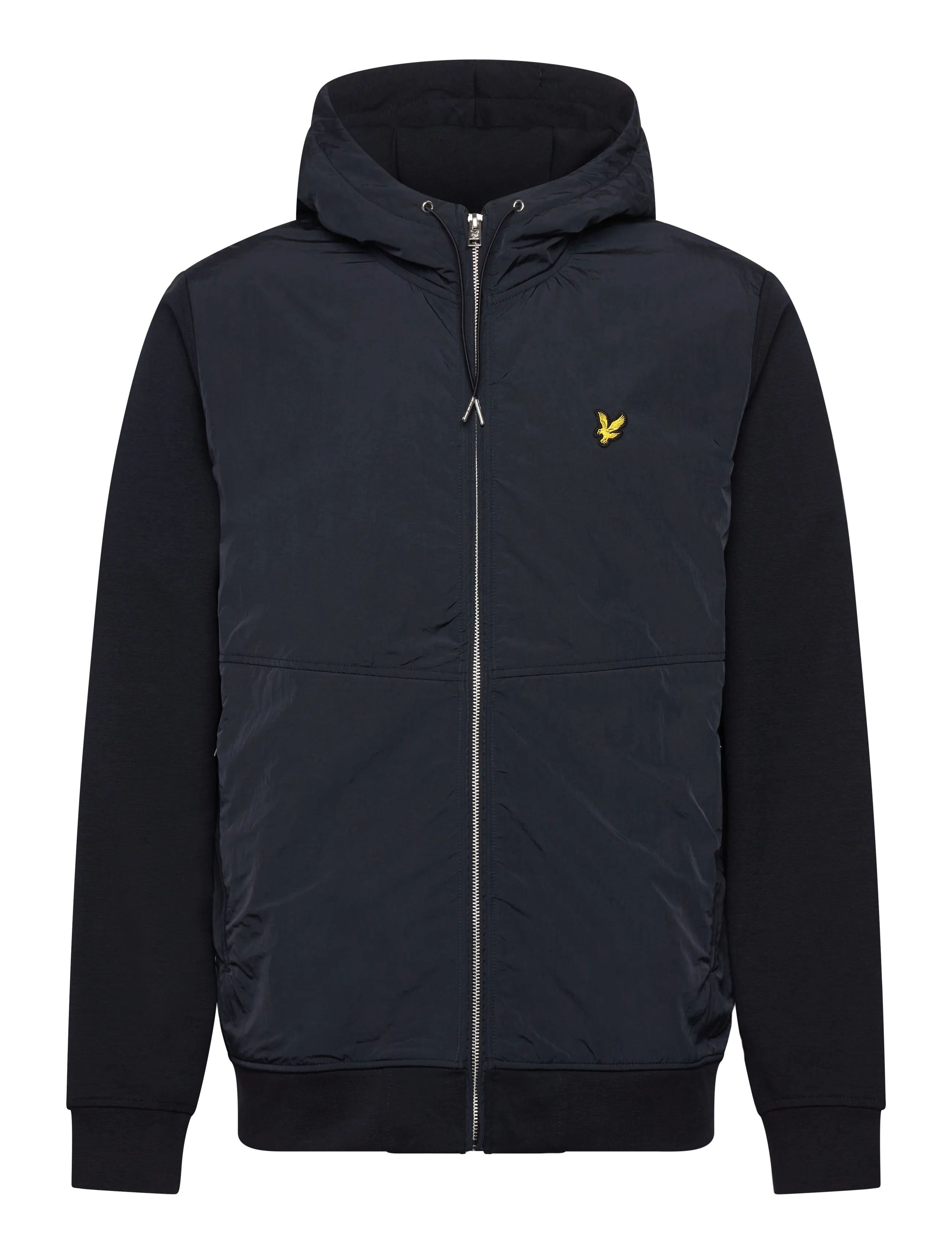 LYLE & SCOTT Half Raglan Hybrid Hoodie Navy - XXL - Herren
