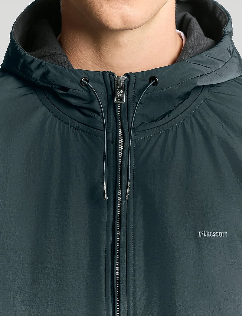 Lyle & Scott - Half Raglan Hybrid Hoodie - hættetrøjer - z271 dark navy - 5