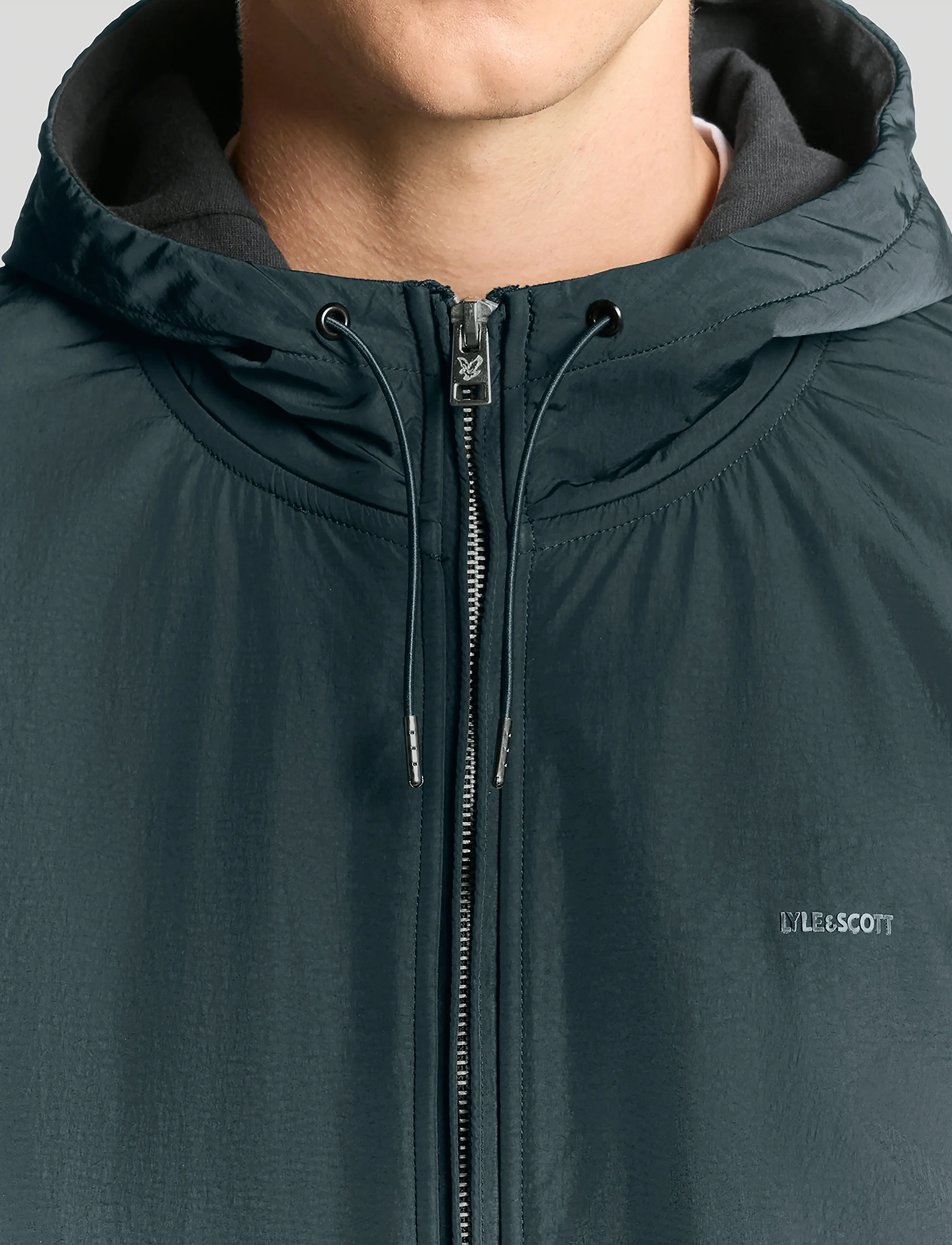 Lyle & Scott - Half Raglan Hybrid Hoodie - hættetrøjer - z271 dark navy - 5