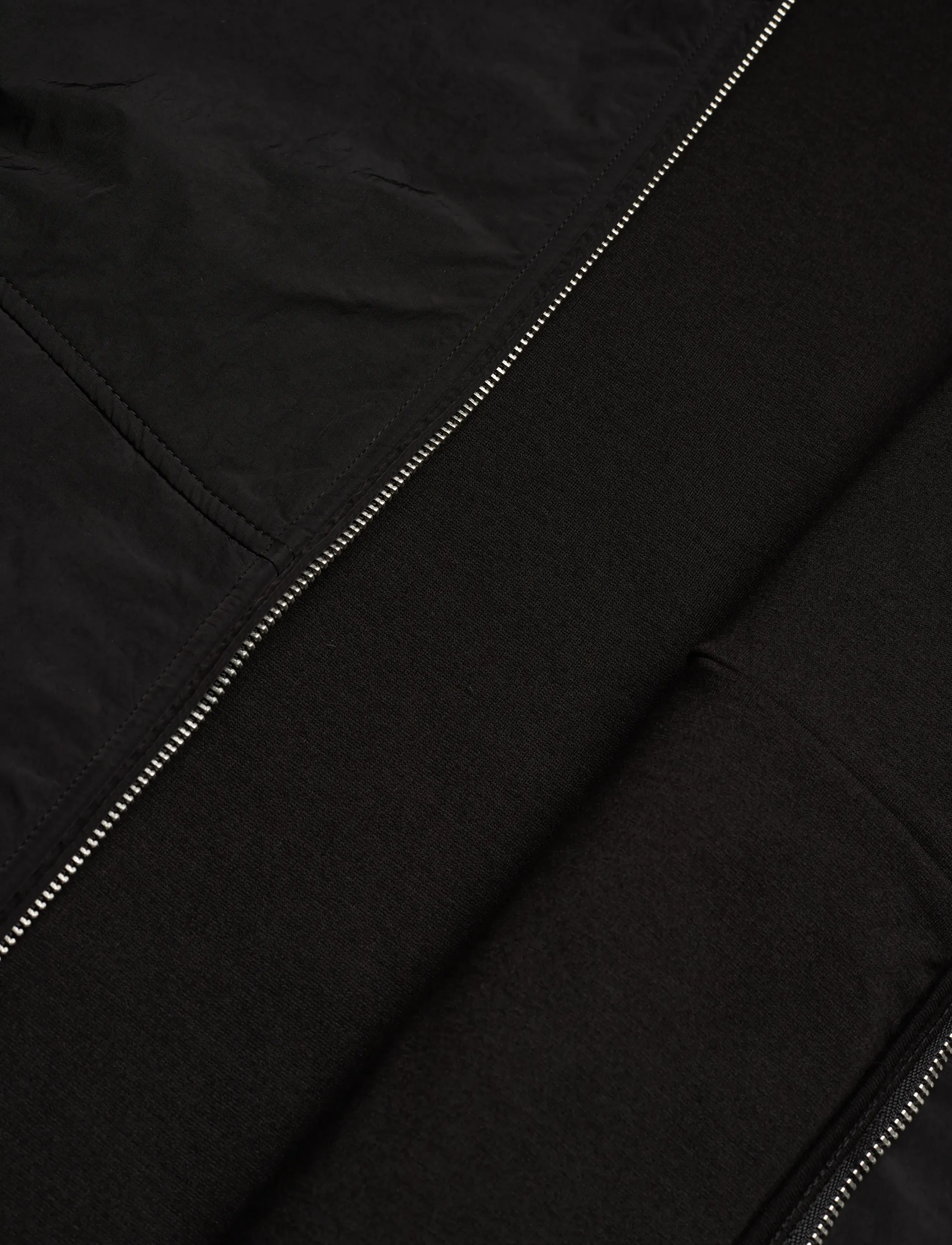 Lyle & Scott - Half Raglan Hybrid Hoodie - hættetrøjer - z865 jet black - 4