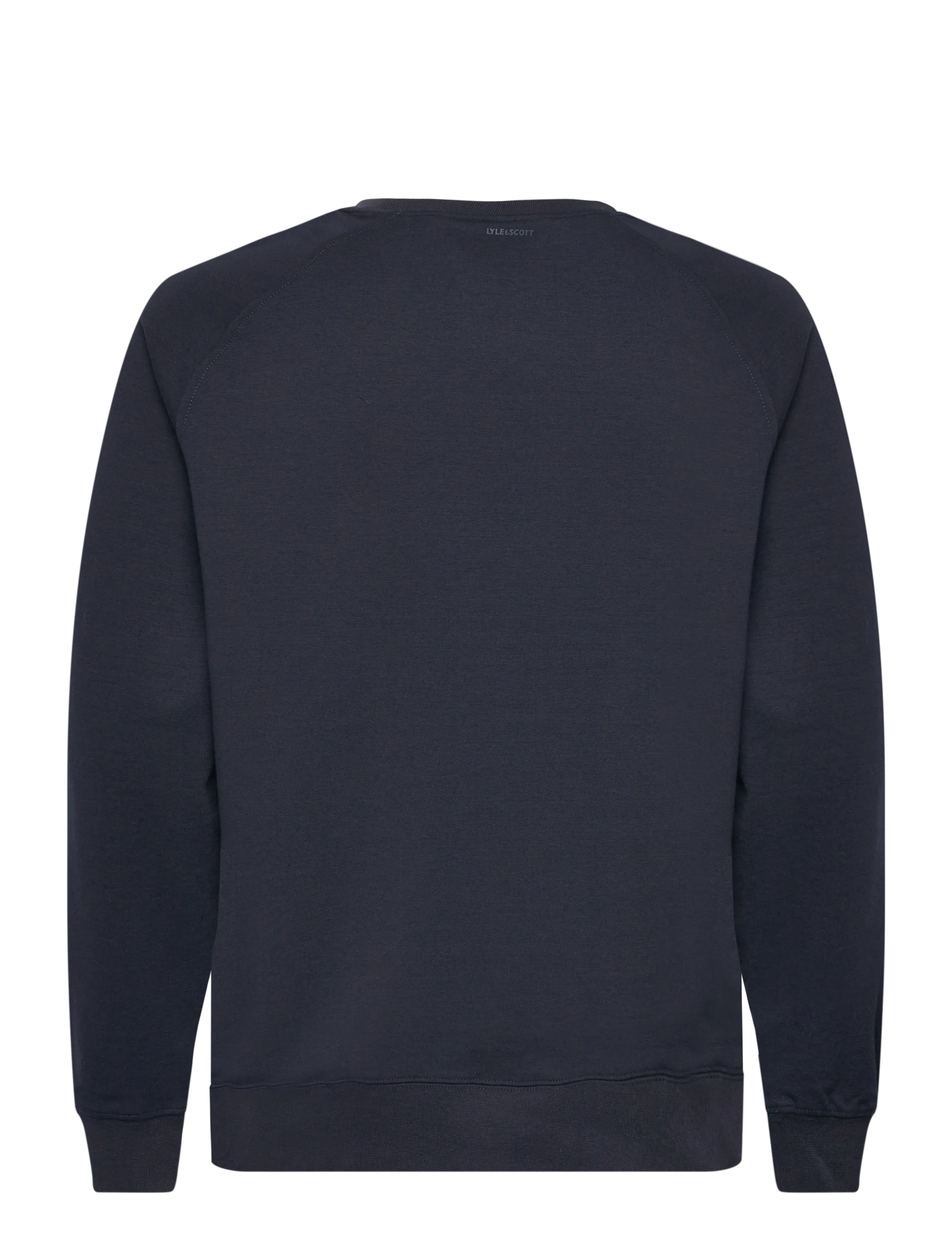 Lyle & Scott - Half Raglan Hybrid Sweatshirt - collegepaidat - z271 dark navy - 1