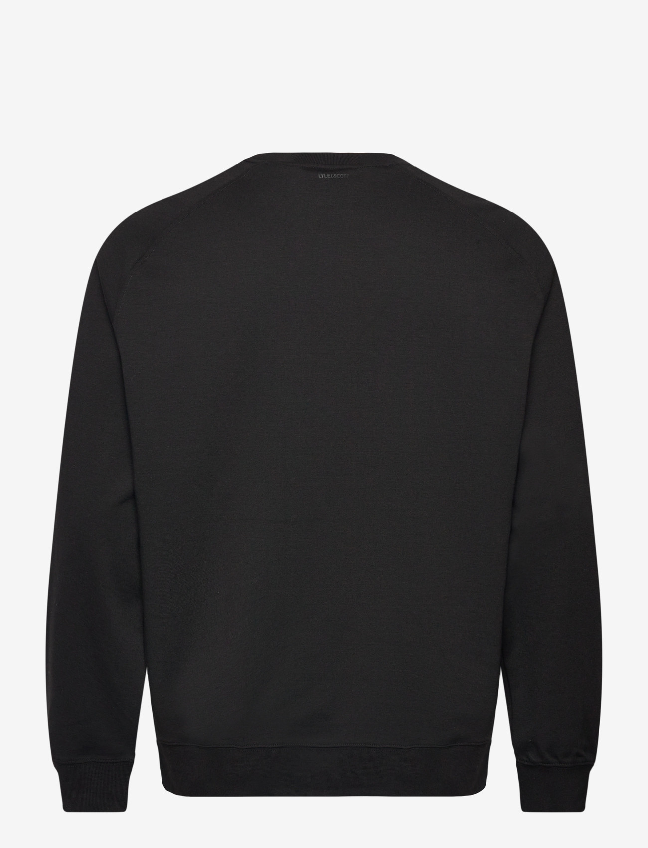 Lyle & Scott - Half Raglan Hybrid Sweatshirt - sweatshirts - z865 jet black - 1