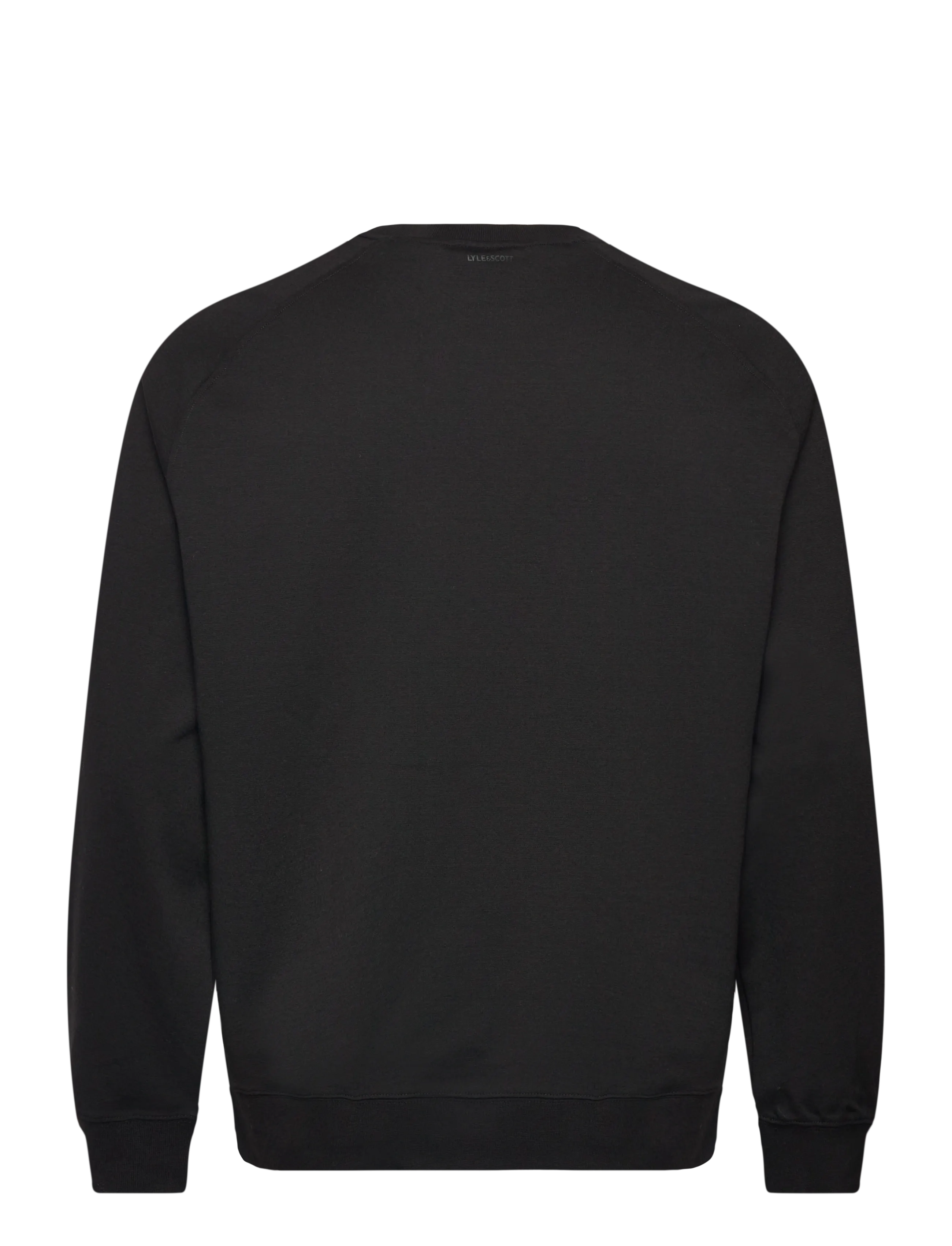 Lyle & Scott - Half Raglan Hybrid Sweatshirt - dressipluusid - z865 jet black - 1