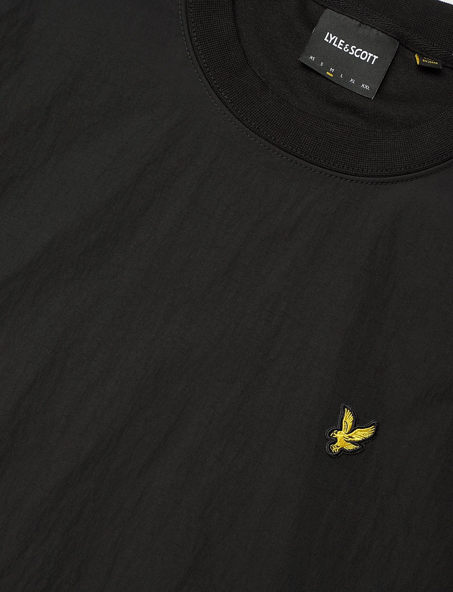 Lyle & Scott - Half Raglan Hybrid Sweatshirt - sweatshirts - z865 jet black - 2