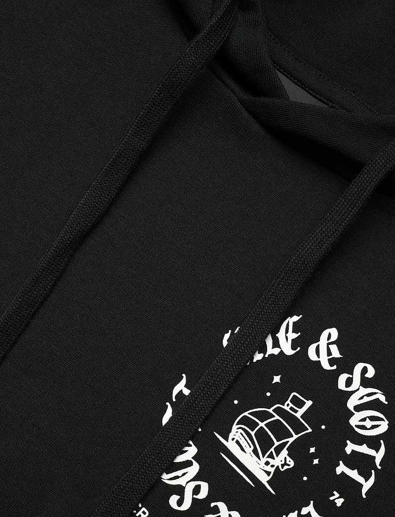 Lyle & Scott - Ship Insignia Graphic Hoodie - sweats à capuche - z865 jet black - 2