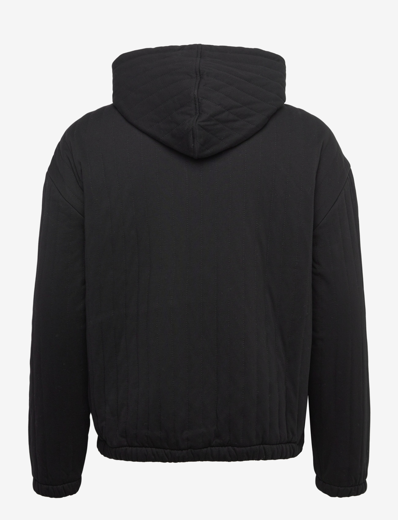 Lyle & Scott - Quilted Zip Through Hoodie - hoodies - z865 jet black - 1