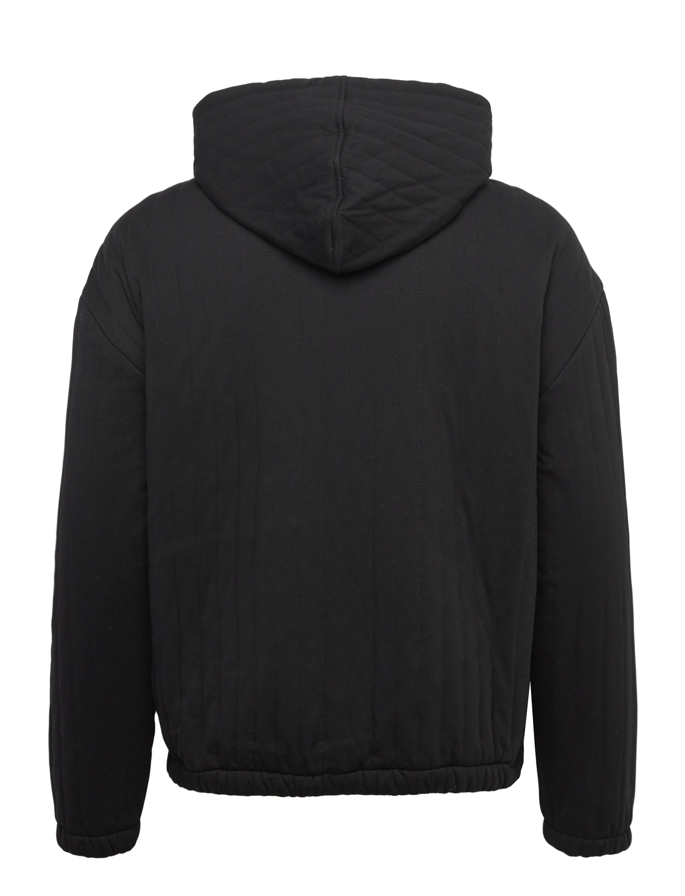 Lyle & Scott - Quilted Zip Through Hoodie - z865 jet black - 1