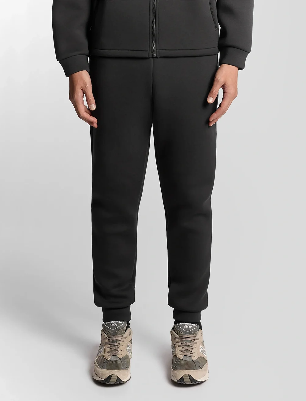 Lyle & Scott - Neoprene Sweatpant - jogginghosen - z865 jet black - 4