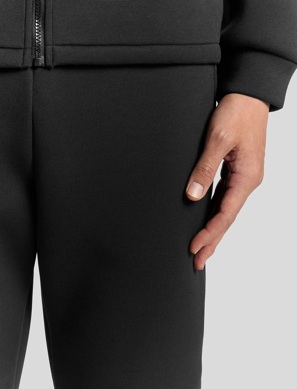 Lyle & Scott - Neoprene Sweatpant - jogginghosen - z865 jet black - 5