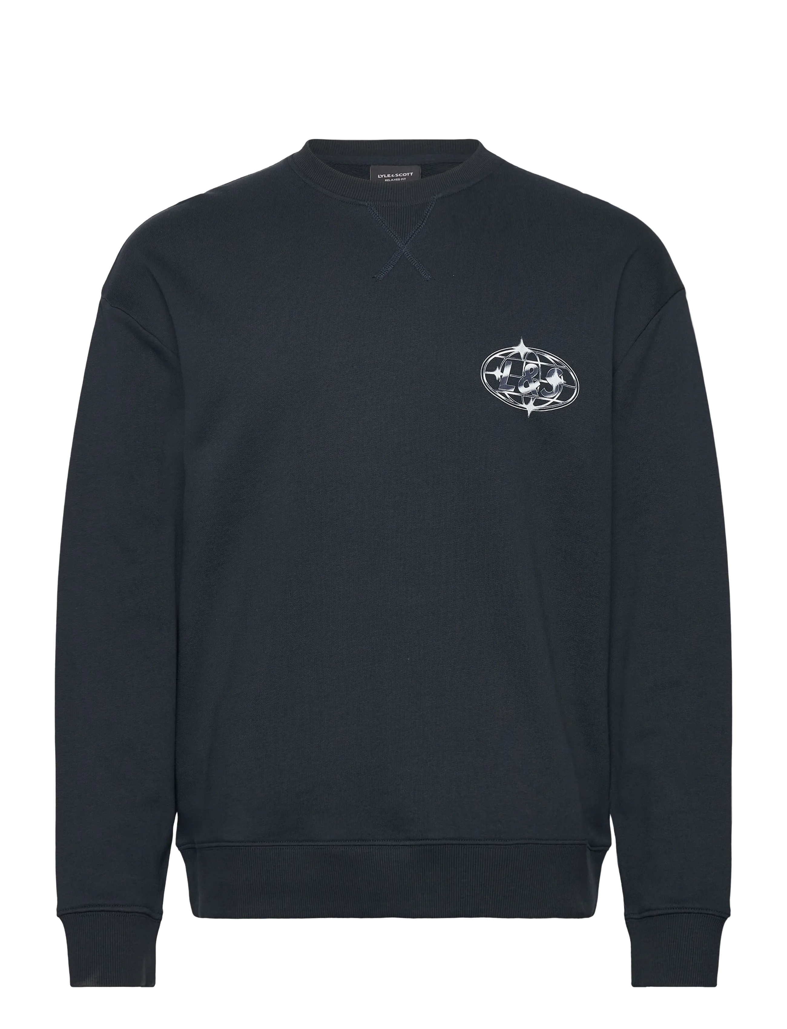 Chrome Graphic Crew Neck - Z271 DARK NAVY