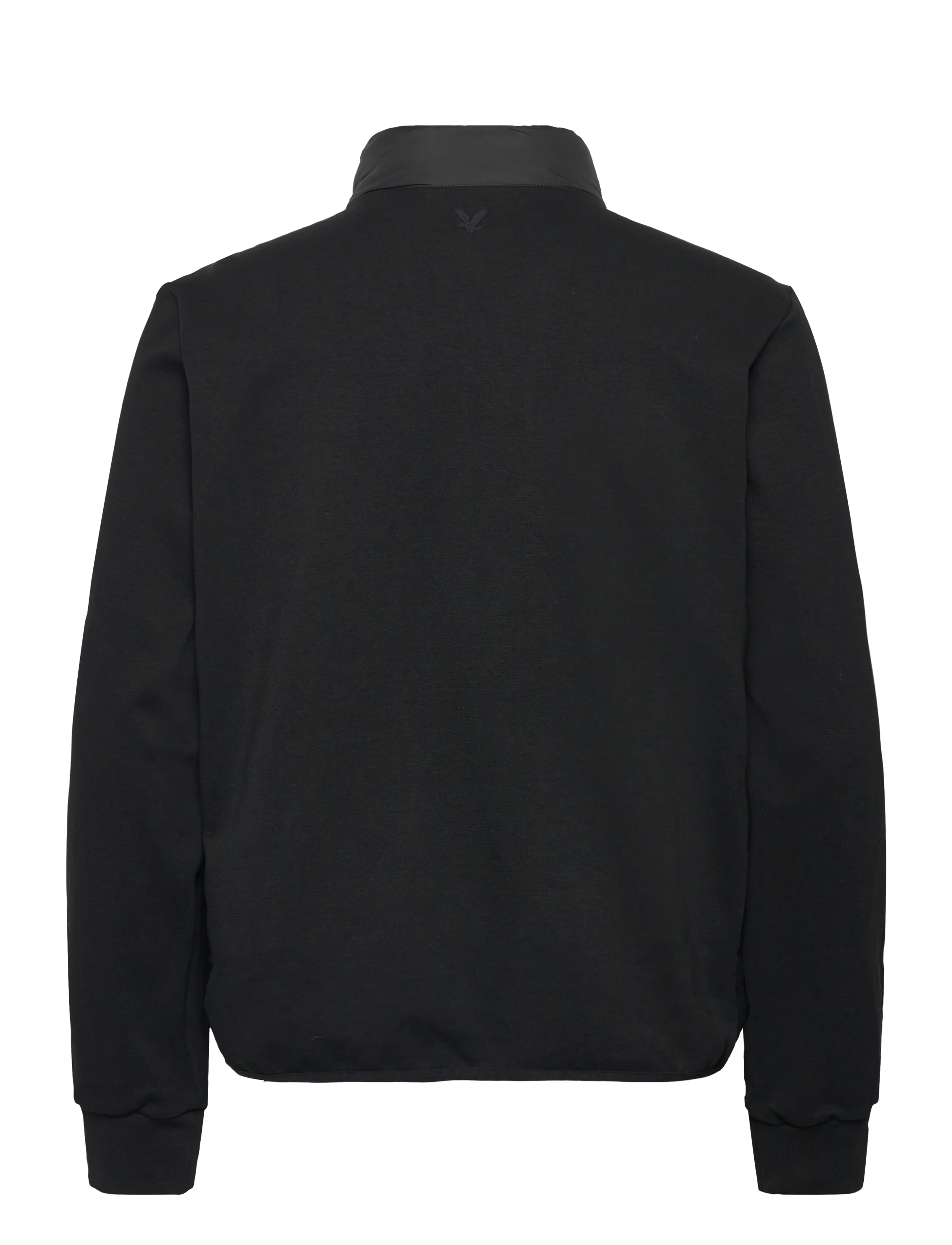 Lyle & Scott - Funnel Neck Hybrid Zip Through Jumper - hybridjakker - z865 jet black - 2