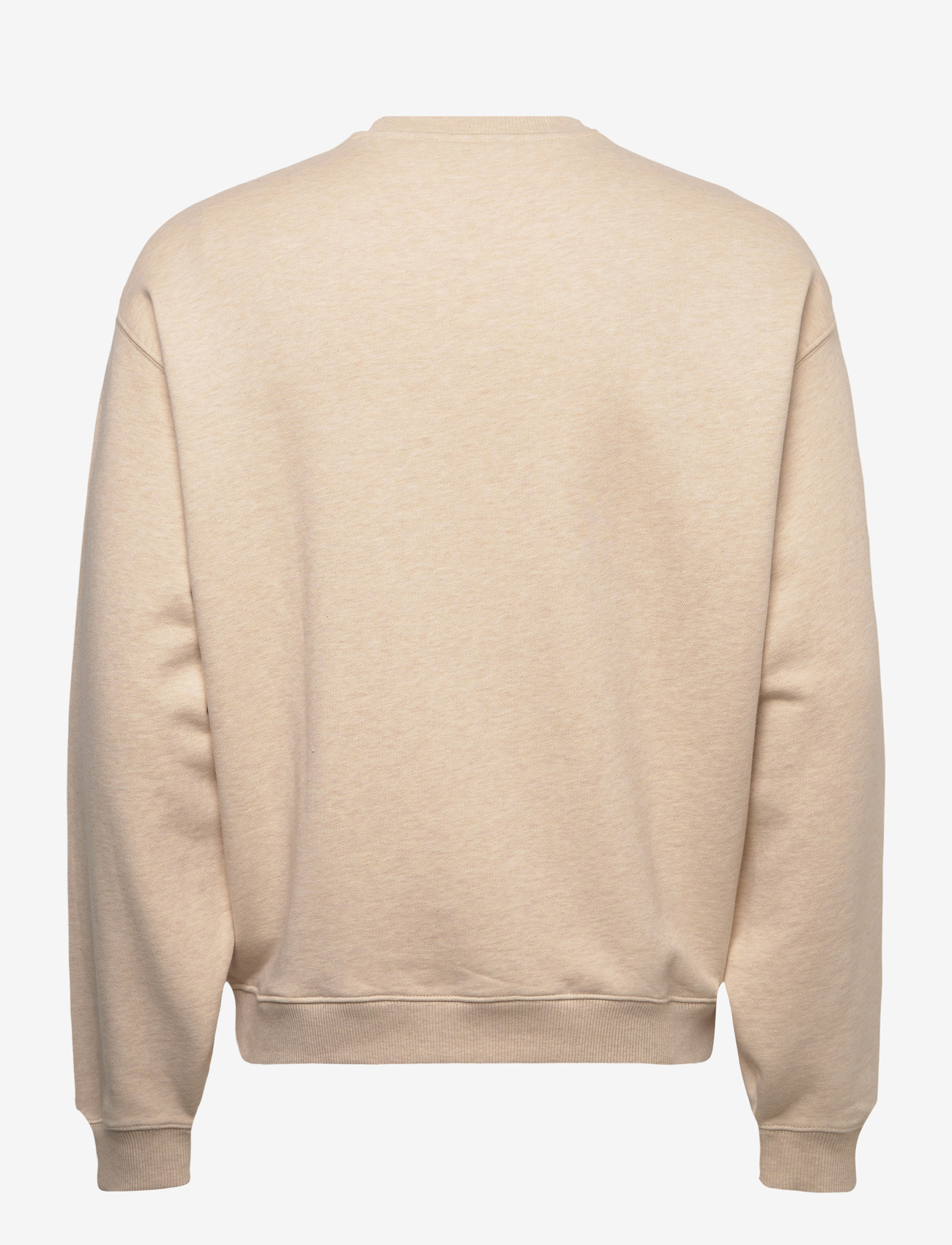 Lyle & Scott - Script Heavyweight Loopback Crew Neck Sweatshirt - sweatshirts - y147 ice cream marl - 2