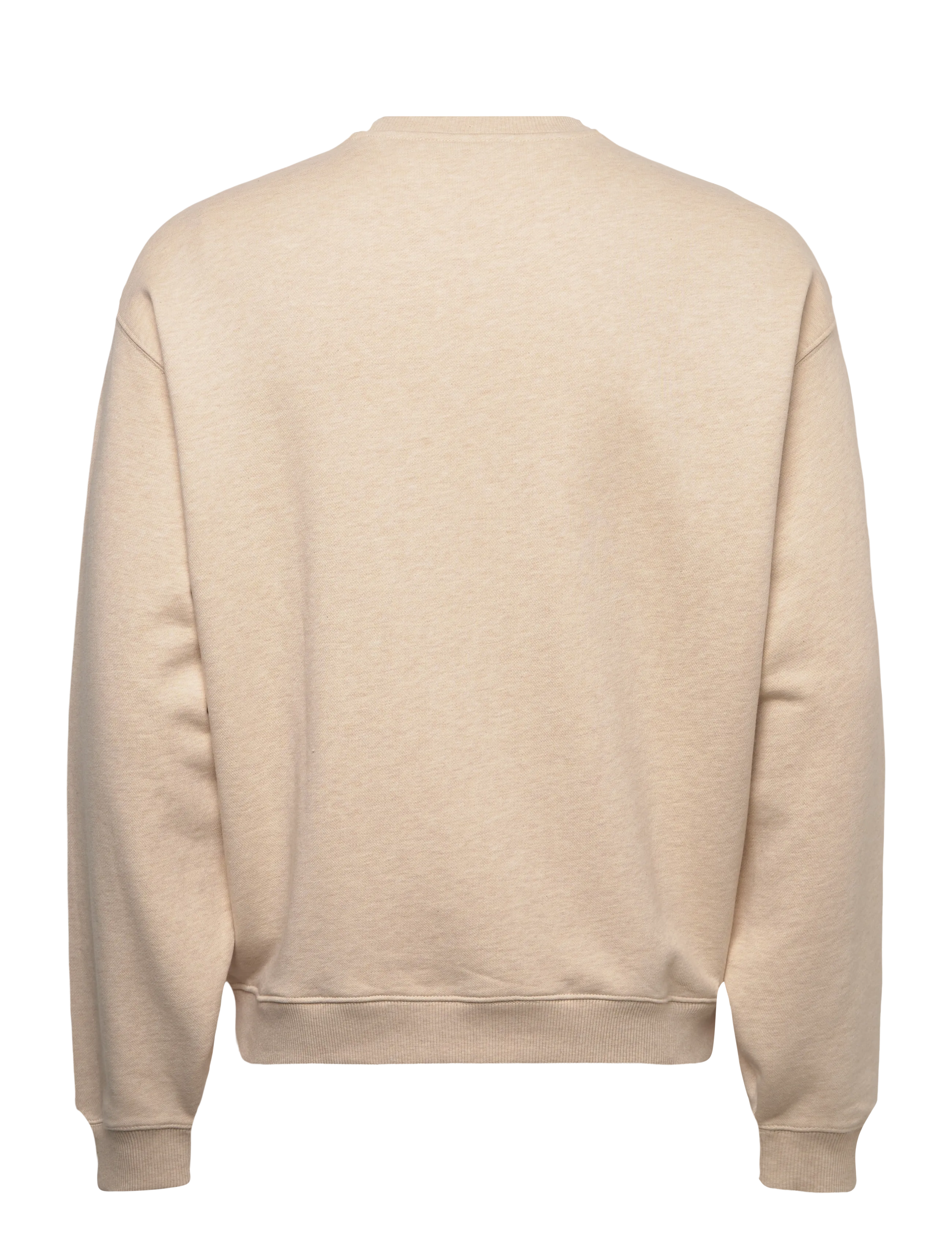 Lyle & Scott - Script Heavyweight Loopback Crew Neck Sweatshirt - sweatshirts - y147 ice cream marl - 2