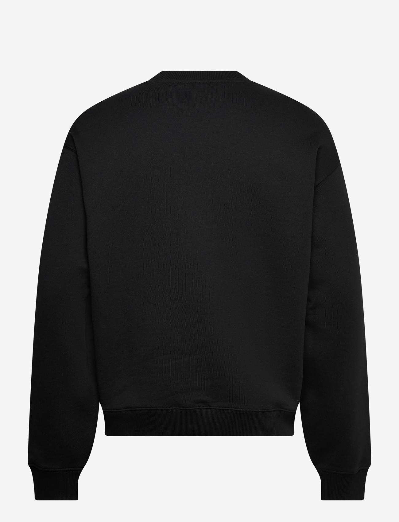 Lyle & Scott - Script Heavyweight Loopback Crew Neck Sweatshirt - sweatshirts - z865 jet black - 2
