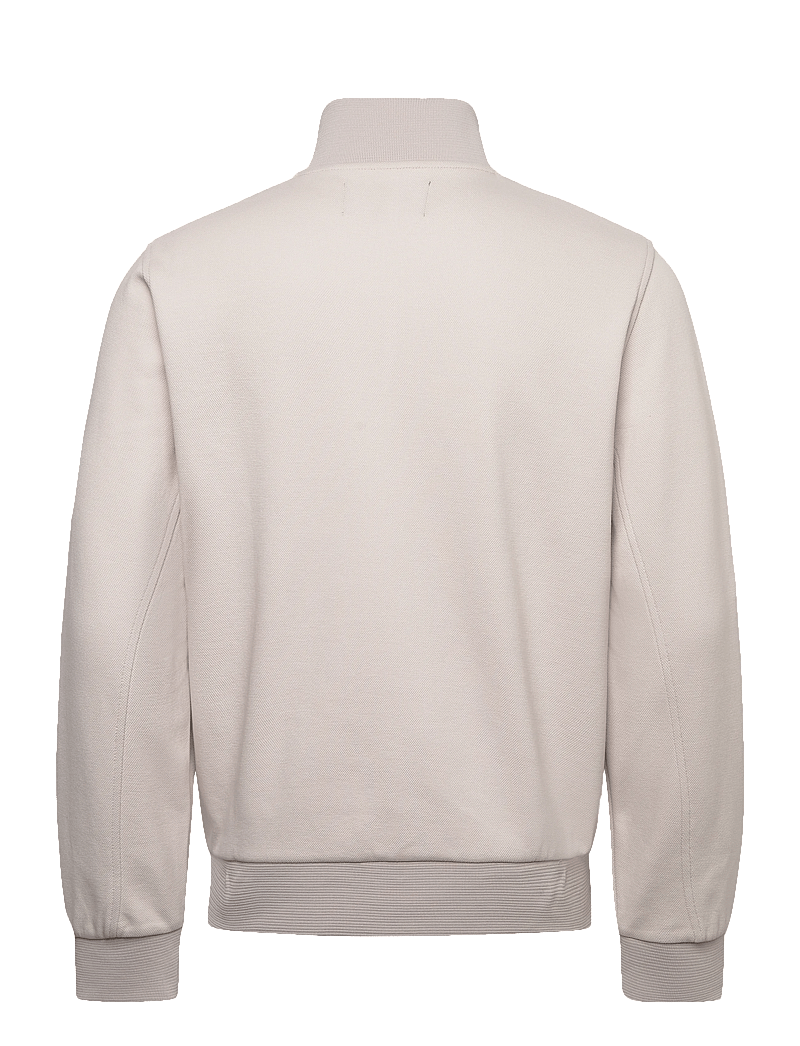 Lyle & Scott - Pique Zip Through Sweatshirt - frühlingsjacken - y135 pink tile - 1