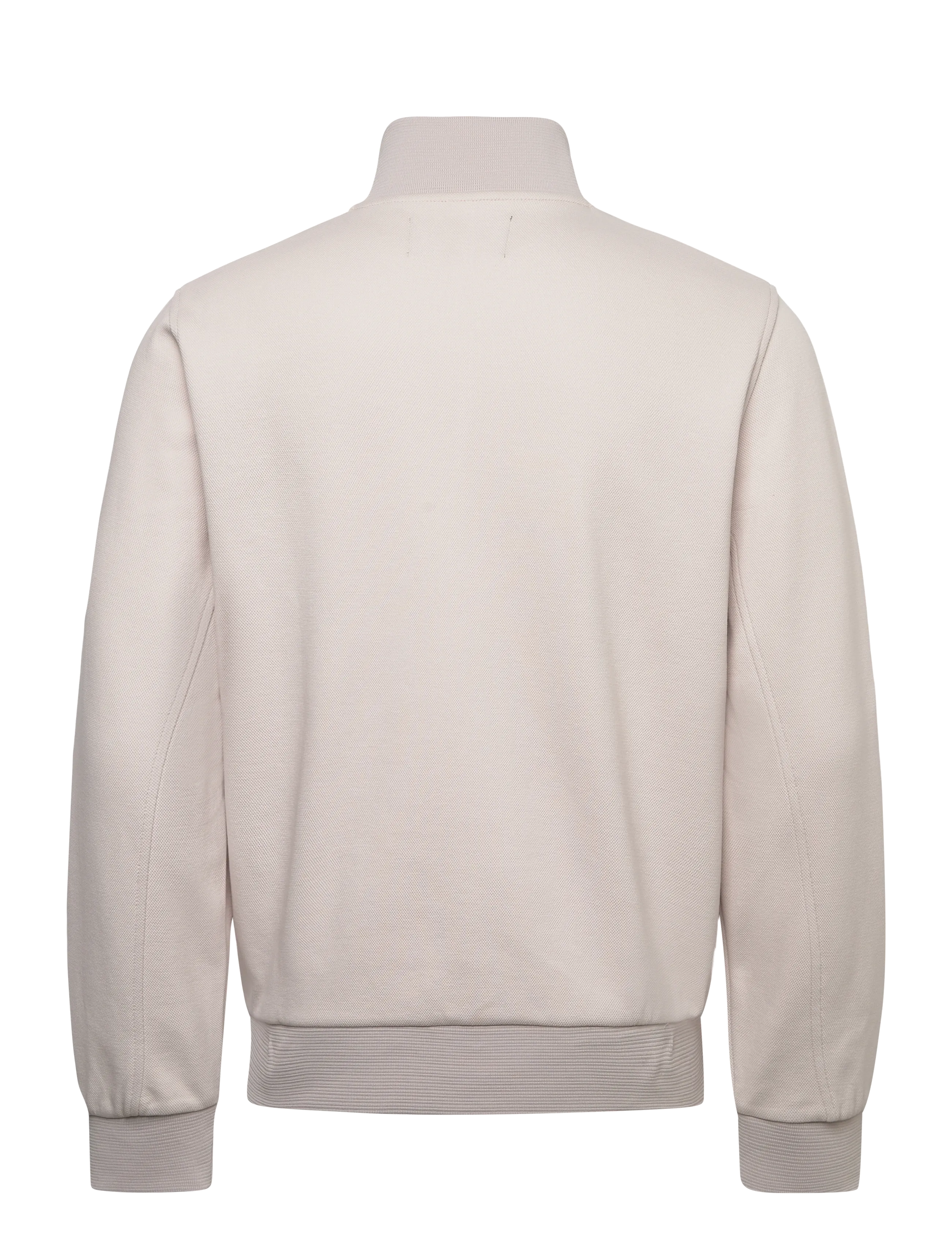 Lyle & Scott - Pique Zip Through Sweatshirt - swetry - y135 pink tile - 2
