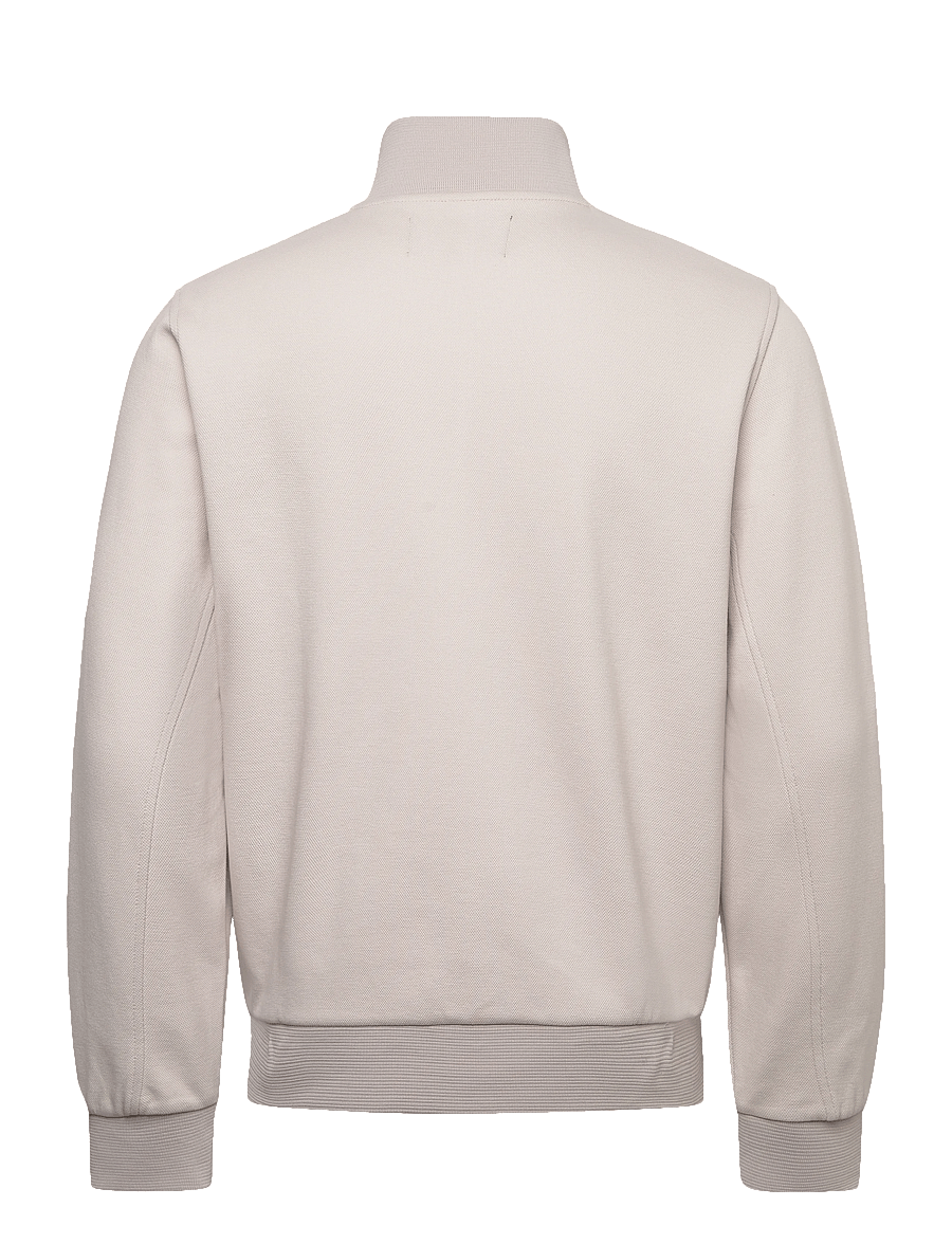 Lyle & Scott - Pique Zip Through Sweatshirt - sweatshirts - y135 pink tile - 2