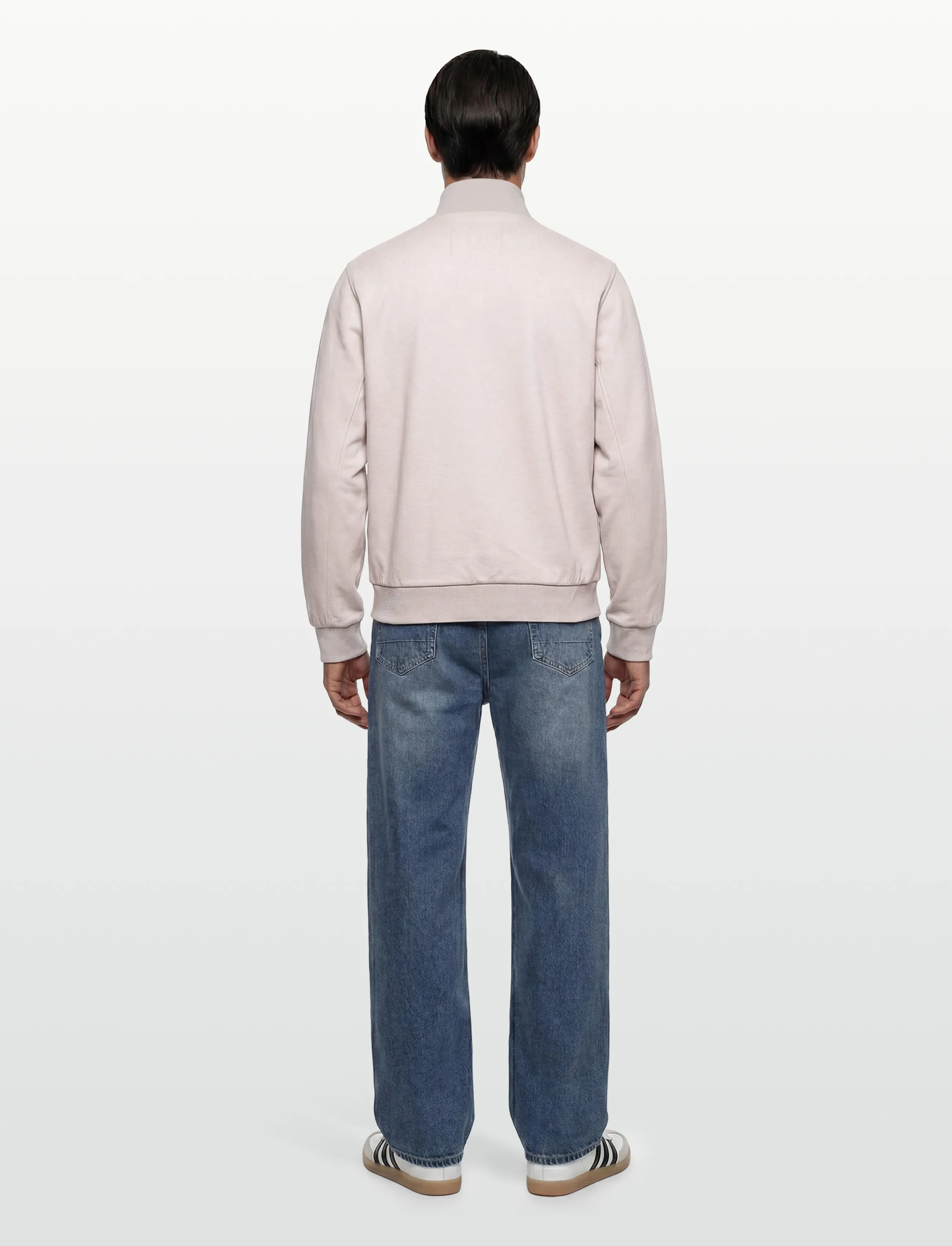 Lyle & Scott - Pique Zip Through Sweatshirt - swetry - y135 pink tile - 4