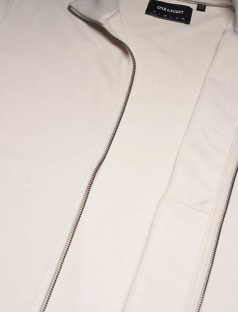 Lyle & Scott - Pique Zip Through Sweatshirt - frühlingsjacken - y135 pink tile - 4
