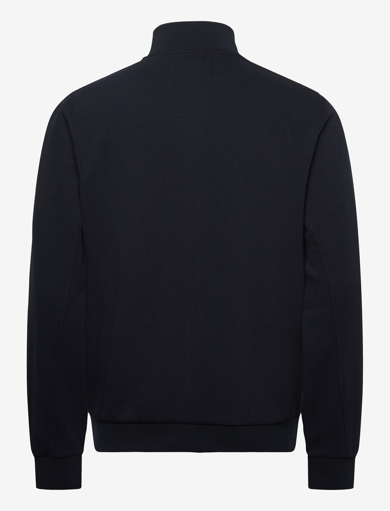 Lyle & Scott - Pique Zip Through Sweatshirt - frühlingsjacken - z271 dark navy - 1