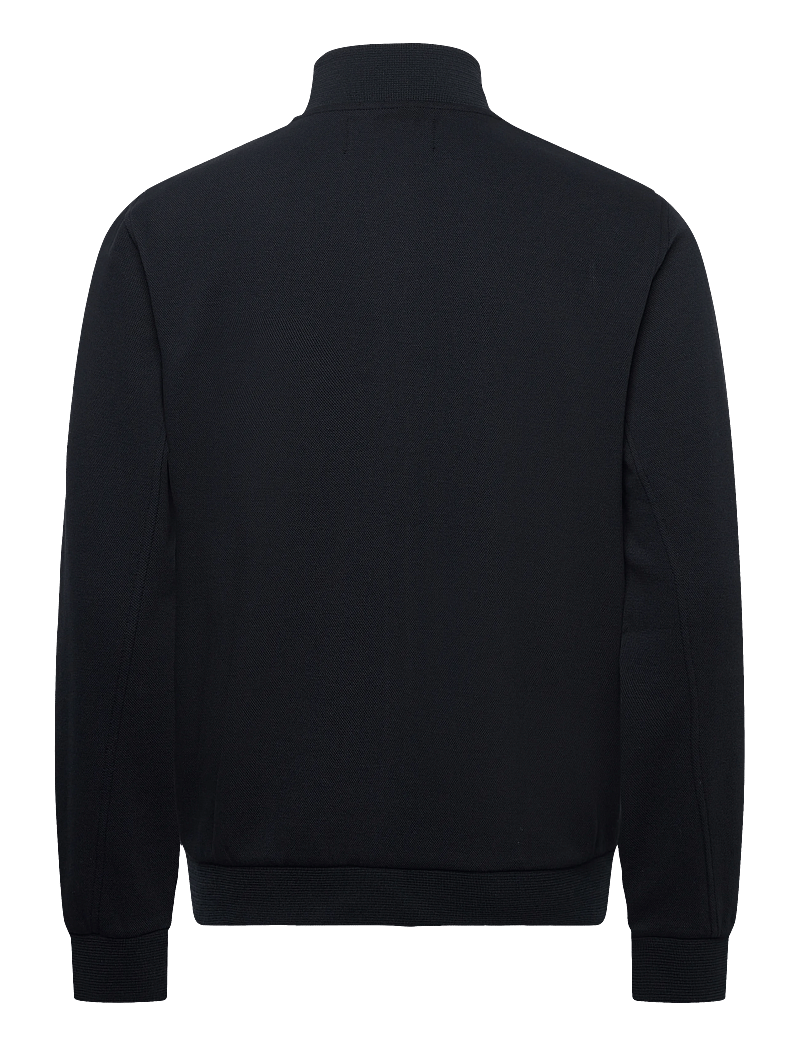 Lyle & Scott - Pique Zip Through Sweatshirt - frühlingsjacken - z271 dark navy - 1