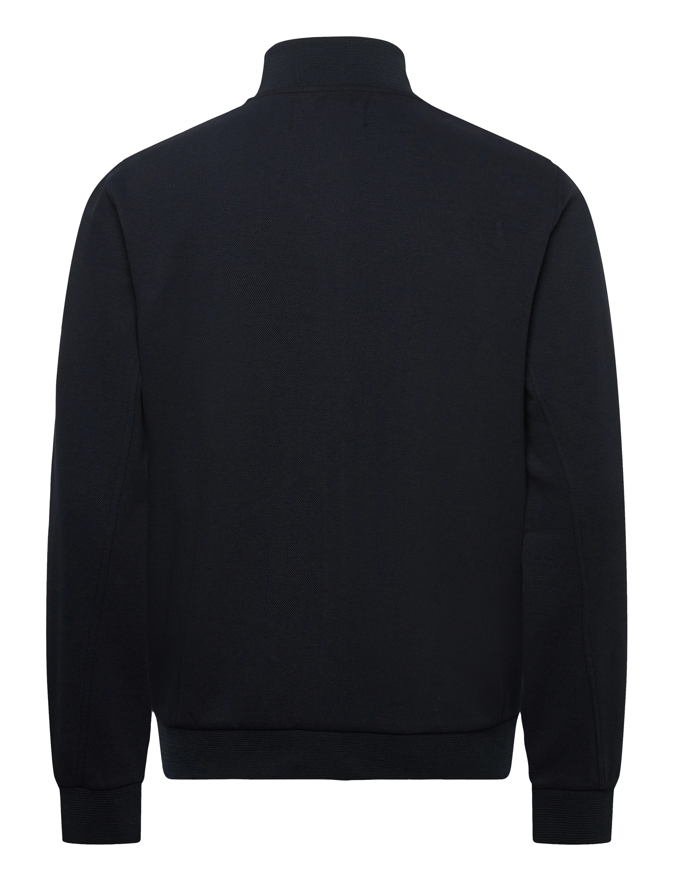 Lyle & Scott - Pique Zip Through Sweatshirt - collegepaidat - z271 dark navy - 2