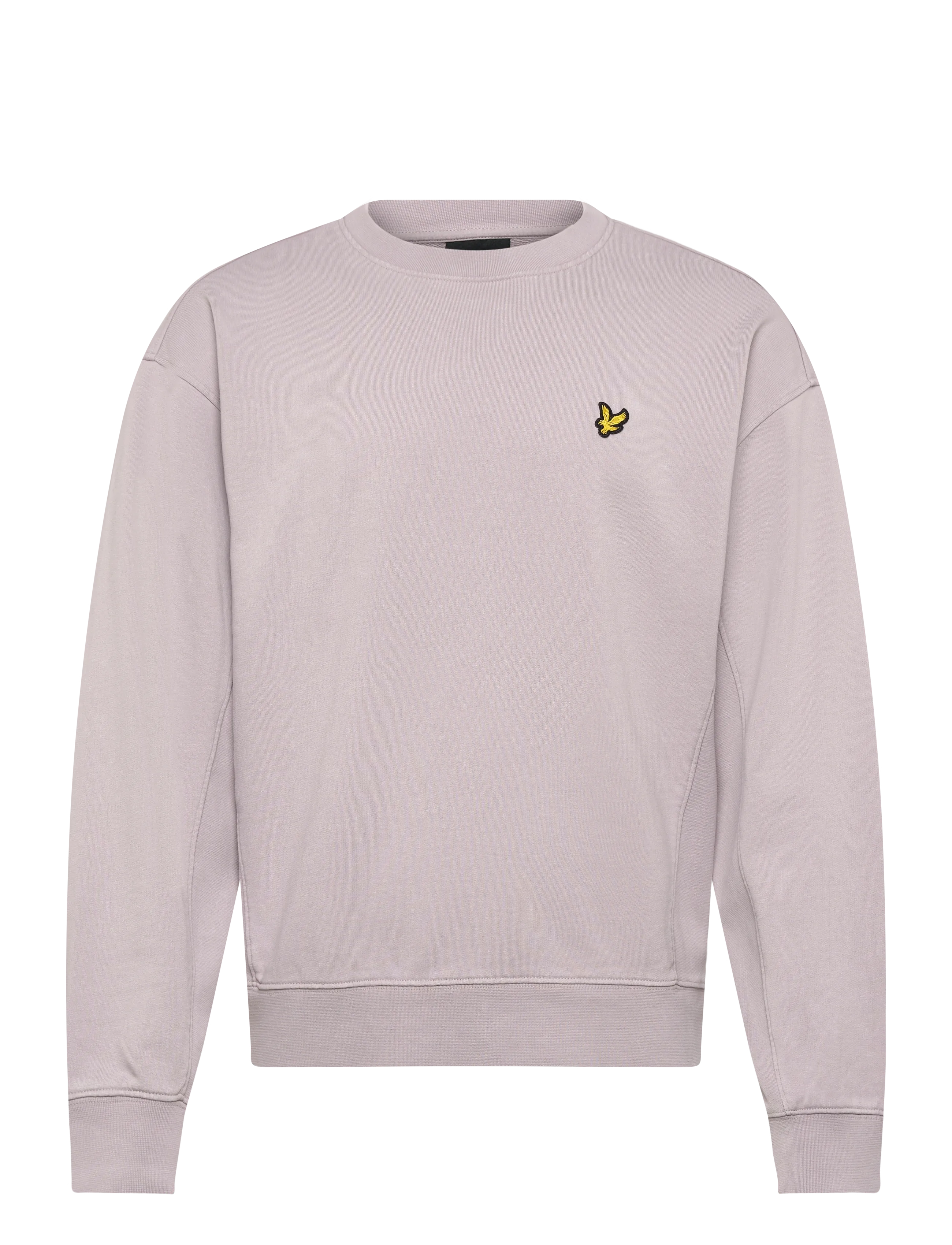 Lyle & Scott Heavy Laundered Crew Neck Sweatshirt - Lyle & Scott - Y116 PALE LAVENDAR / purple